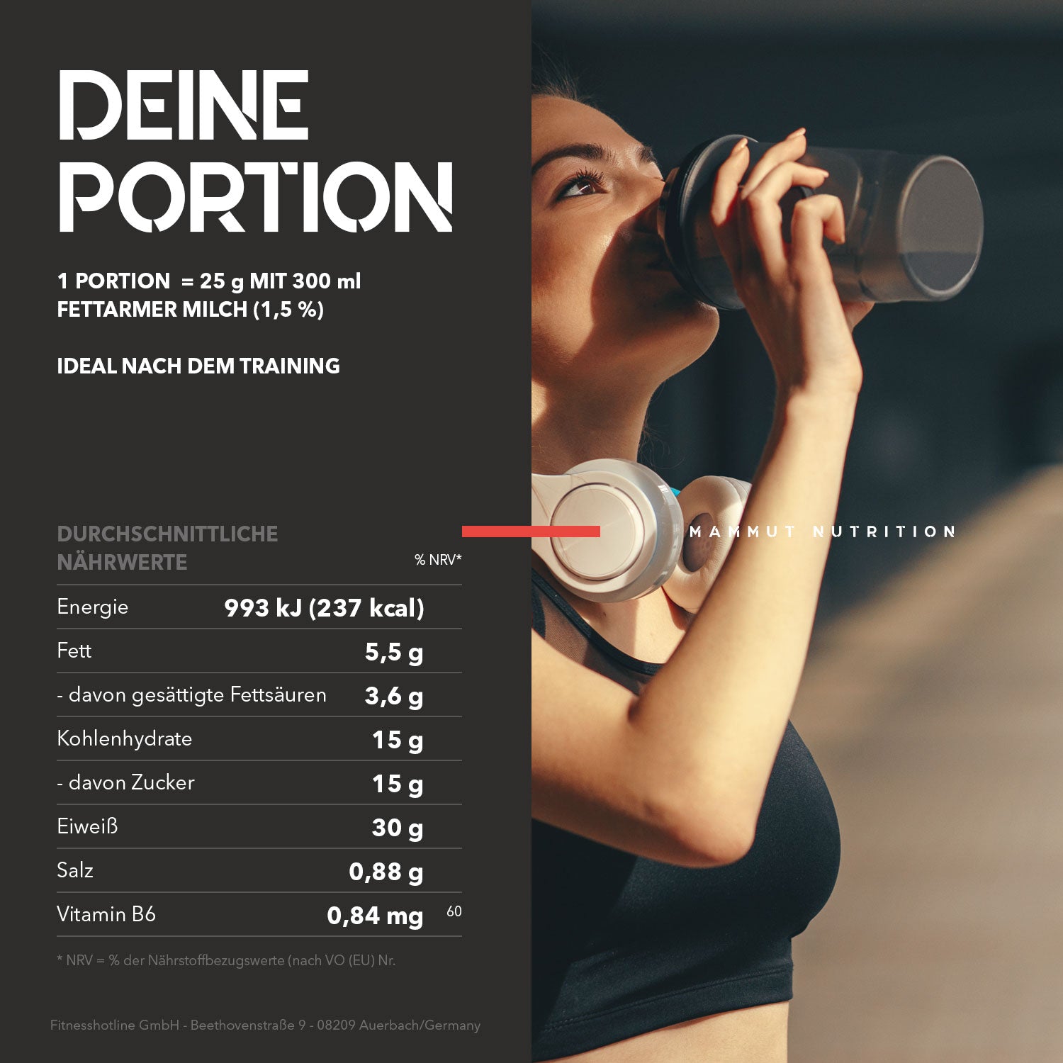 Formel 90 Protein - Chocolate - 460 g Dose + Shaker#geschmack_schoko