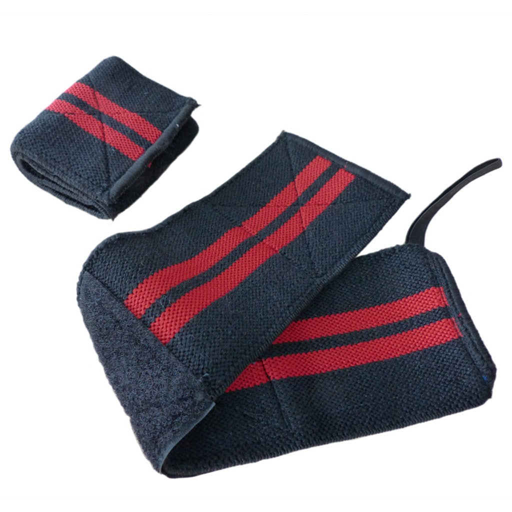 Handgelenkbandagen - schwarz/rot - Paar#_