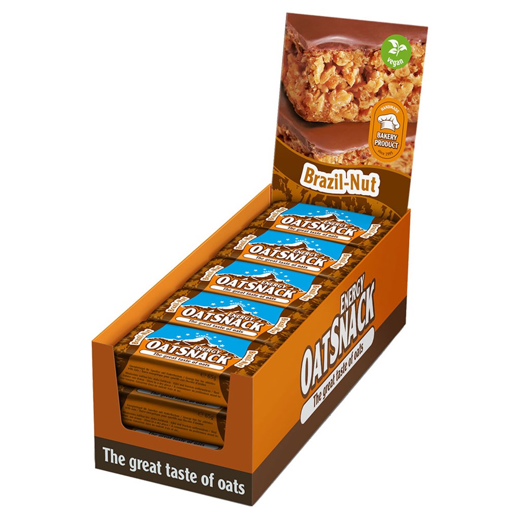 Oat Snack Riegel - Brazil Nut - 65 g Riegel#geschmack_brazil-nut