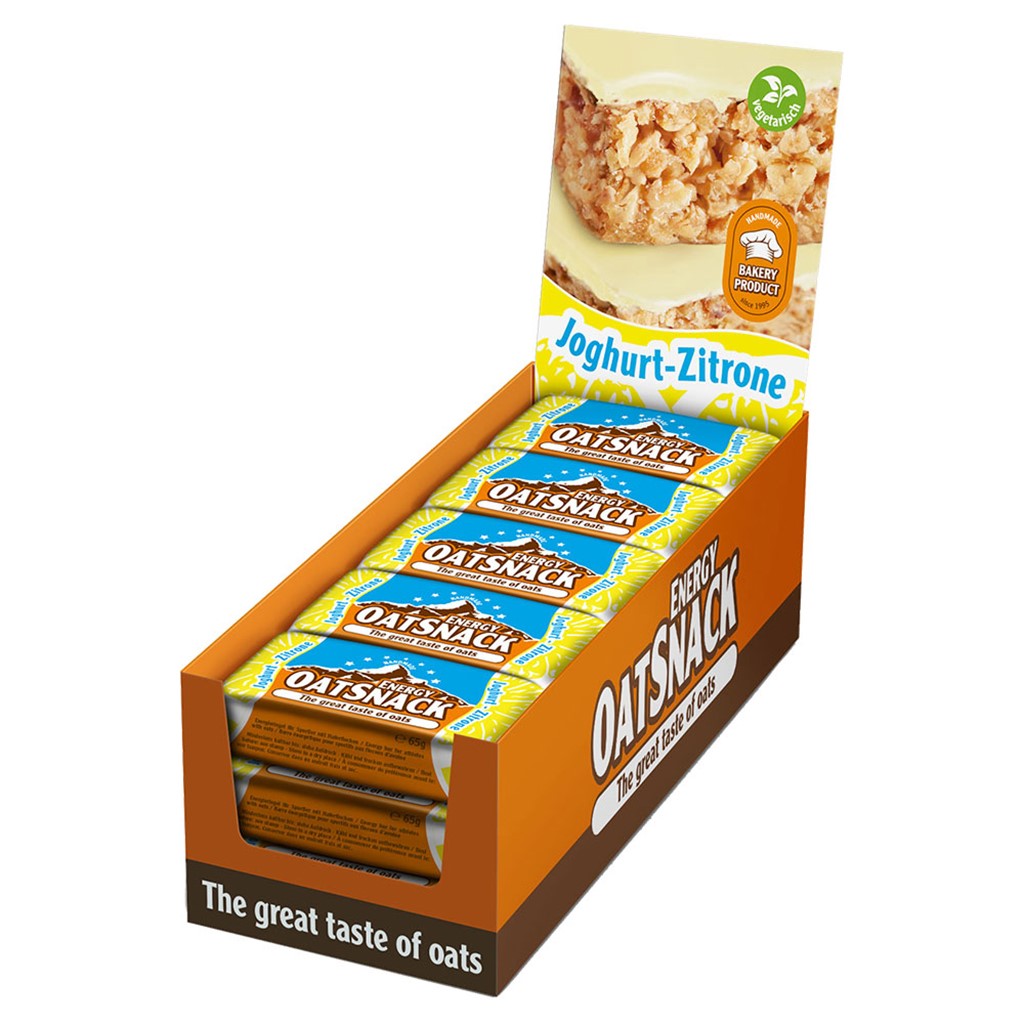 Oat Snack Riegel - Joghurt Zitrone - 65 g Riegel#geschmack_joghurt-zitrone