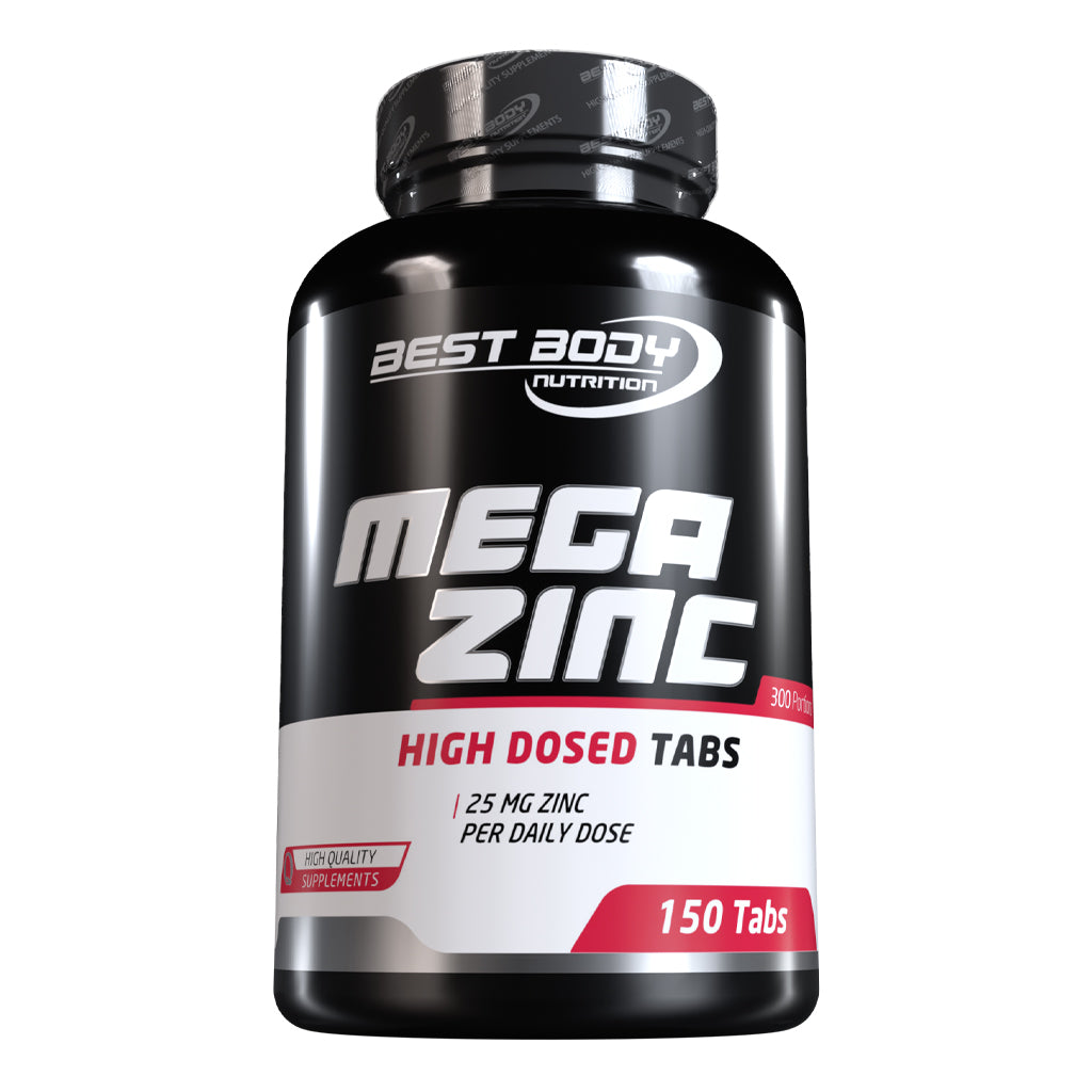 Professional Mega Zinc Tabs - 150 Stück/Dose#_