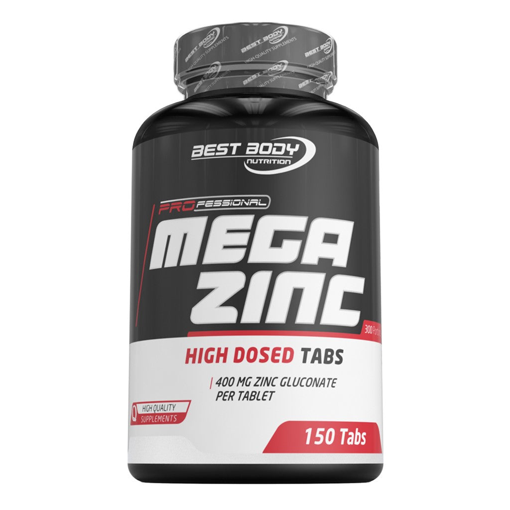 Professional Mega Zinc Tabs - 150 Stück/Dose#_