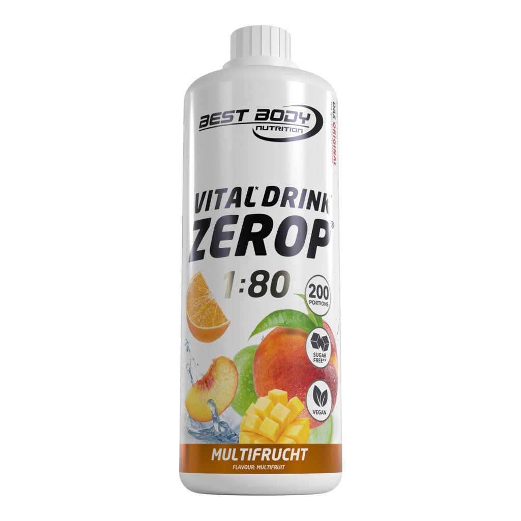 Vital Drink Zerop - Multifrucht - 1000 ml Flasche#geschmack_multifrucht