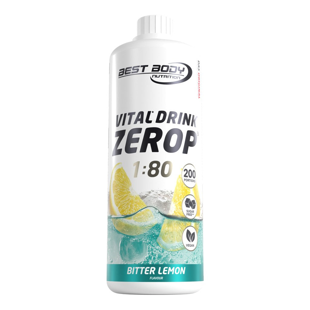 Vital Drink Zerop - Bitter Lemon - 1000 ml Flasche#geschmack_bitter-lemon