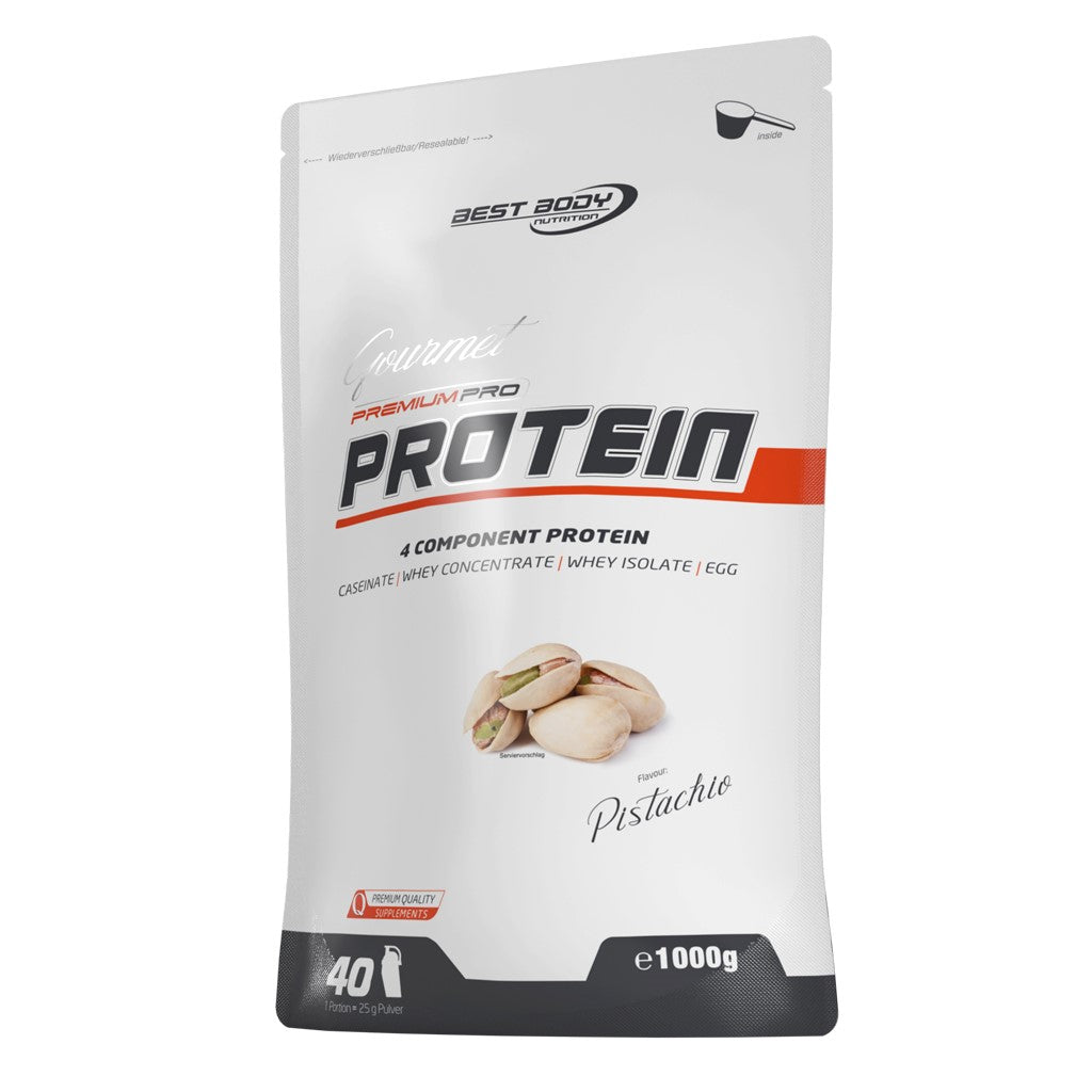 Gourmet Premium Pro Protein - Pistachio - 1000 g Zipp-Beutel#geschmack_pistachio