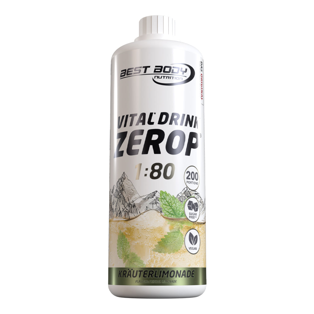 Vital Drink Zerop - Kräuterlimonade - 1000 ml Flasche#geschmack_kr-uterlimonade