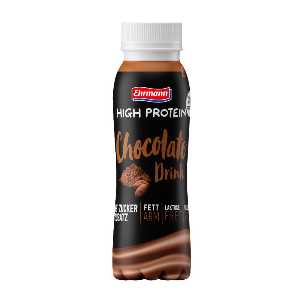 High Protein Drink - RTD - Chocolate - 250 ml PET Flasche#geschmack_chocolate