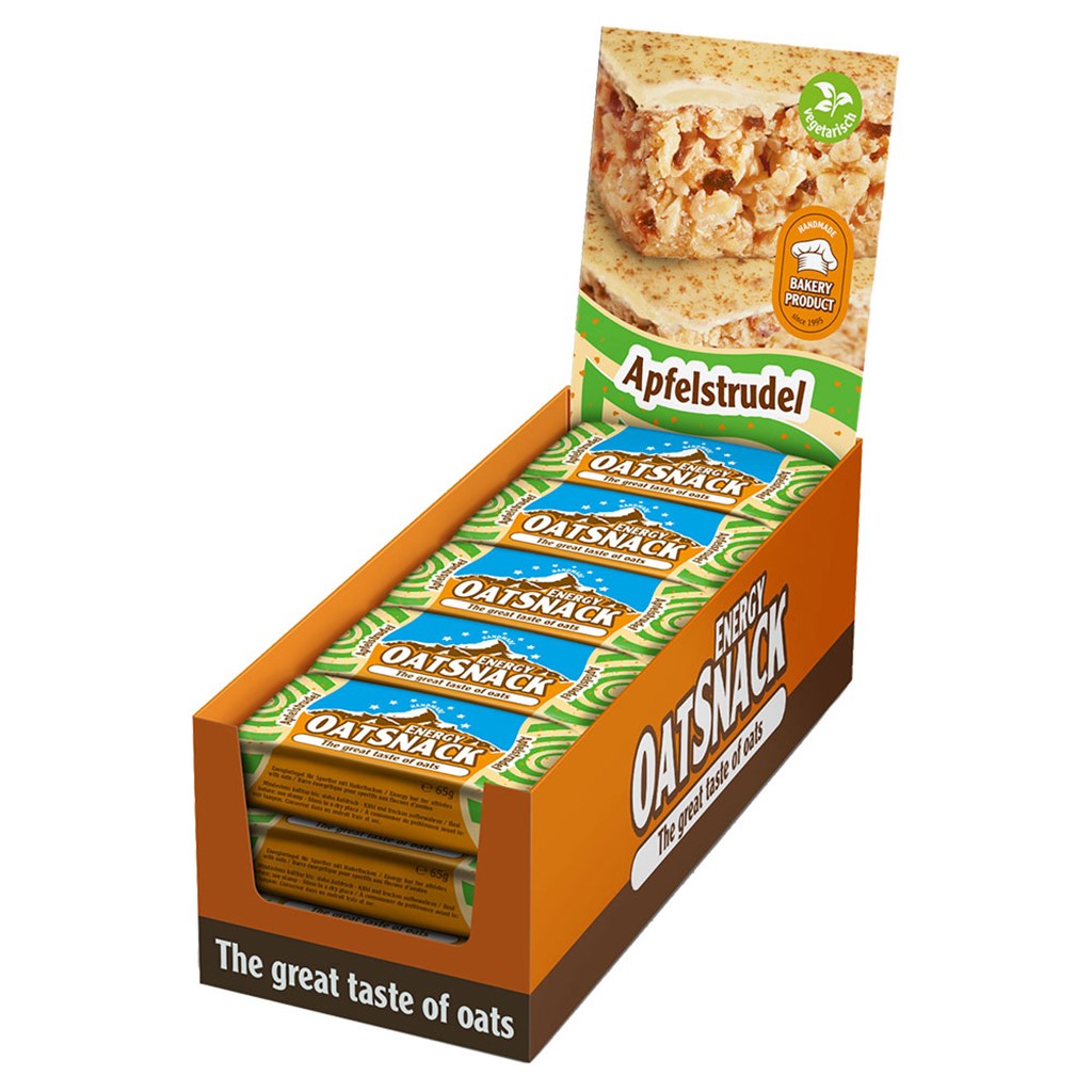 Oat Snack Riegel - Apfelstrudel - 65 g Riegel#geschmack_apfelstrudel
