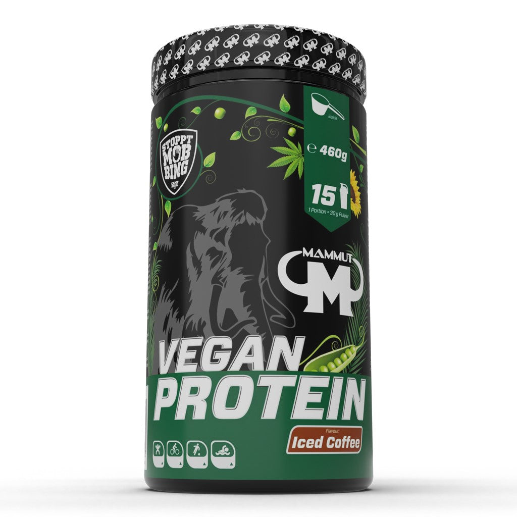 Vegan Protein - Iced Coffee - 460 g Dose#geschmack_iced-coffee