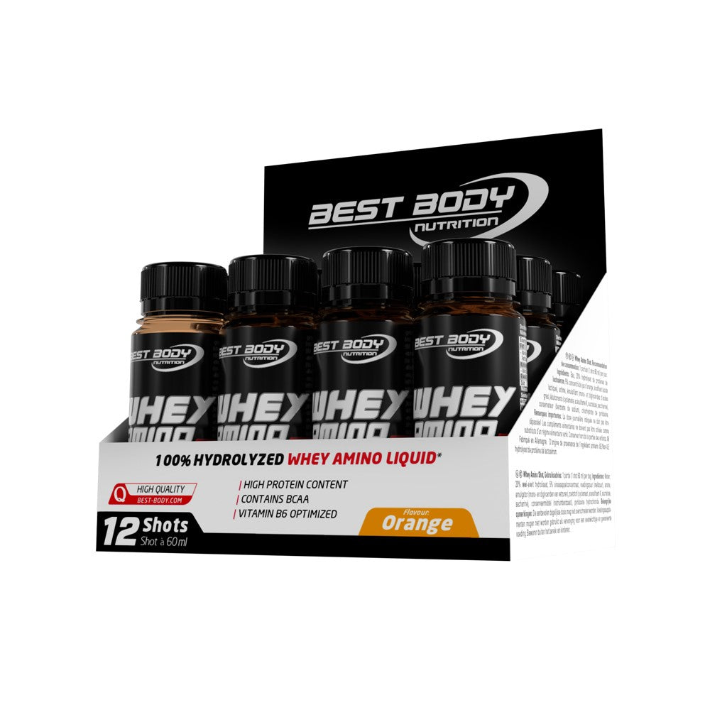 Whey Amino Shot - Orange - 12 Shots à 60 ml - MHD 31.08.2026#_