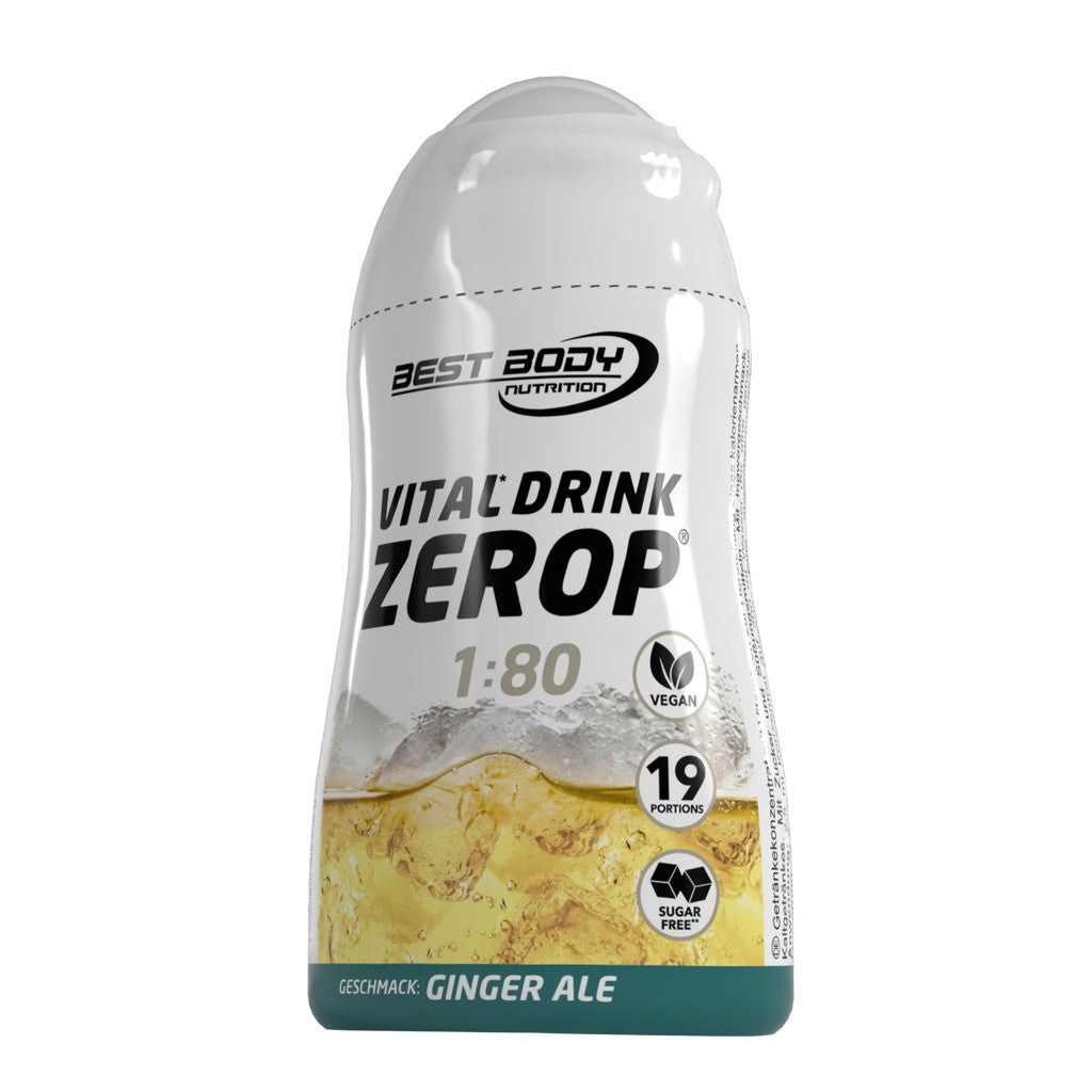 Vital Drink Zerop - Ginger Ale - 48 ml Squeeze Flasche#geschmack_ginger-ale
