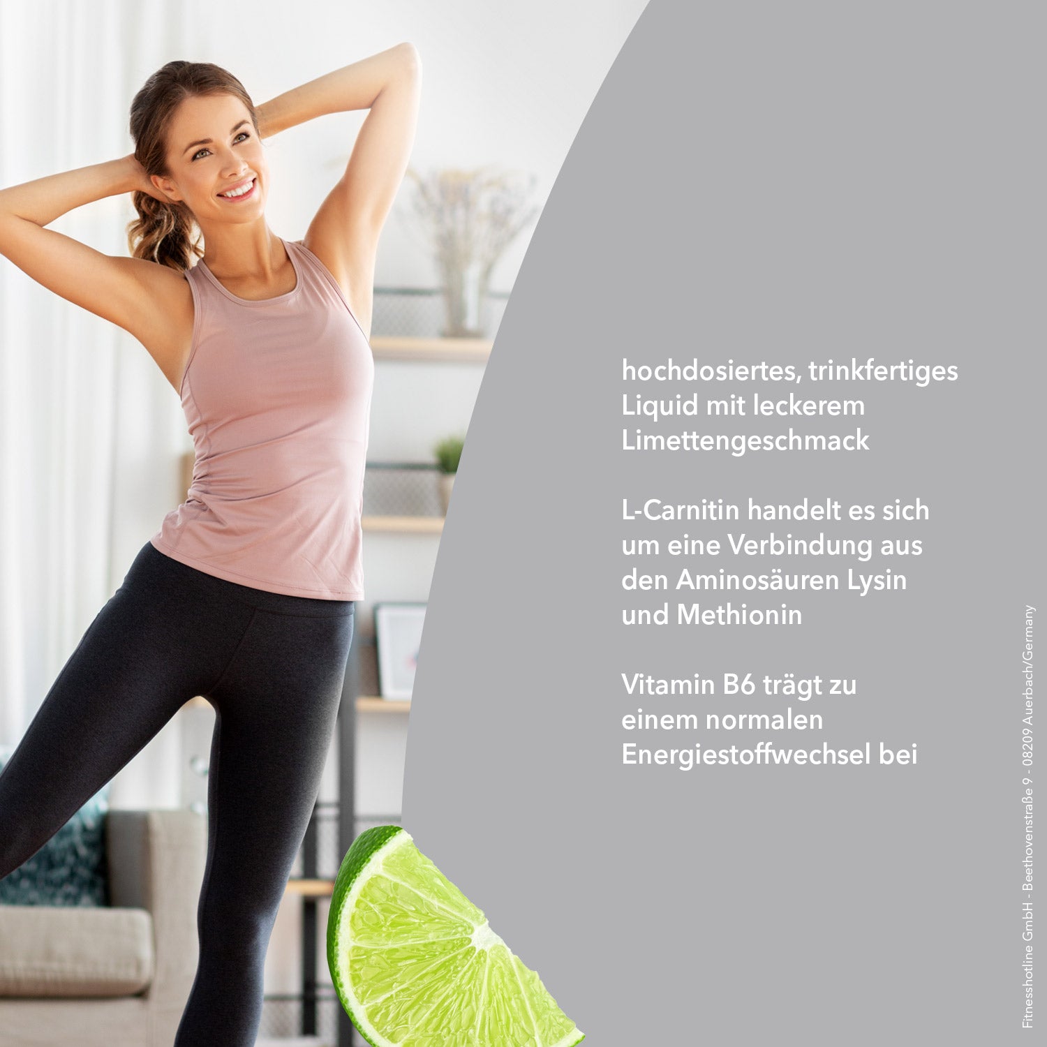 L-Carnitine Liquid - Limette - 1000 ml Flasche#geschmack_lime