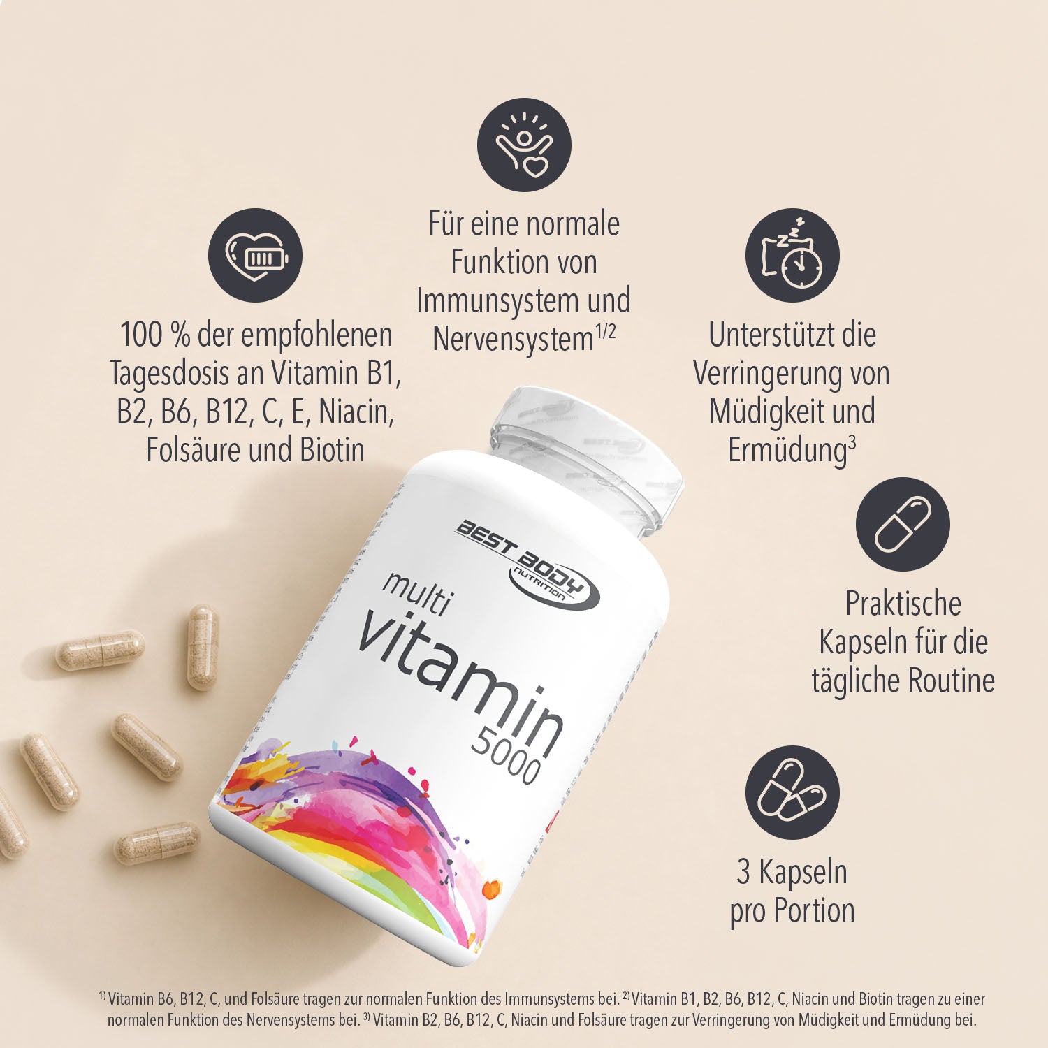 Multi 5000 Kapseln - 100 Stück/Dose#_