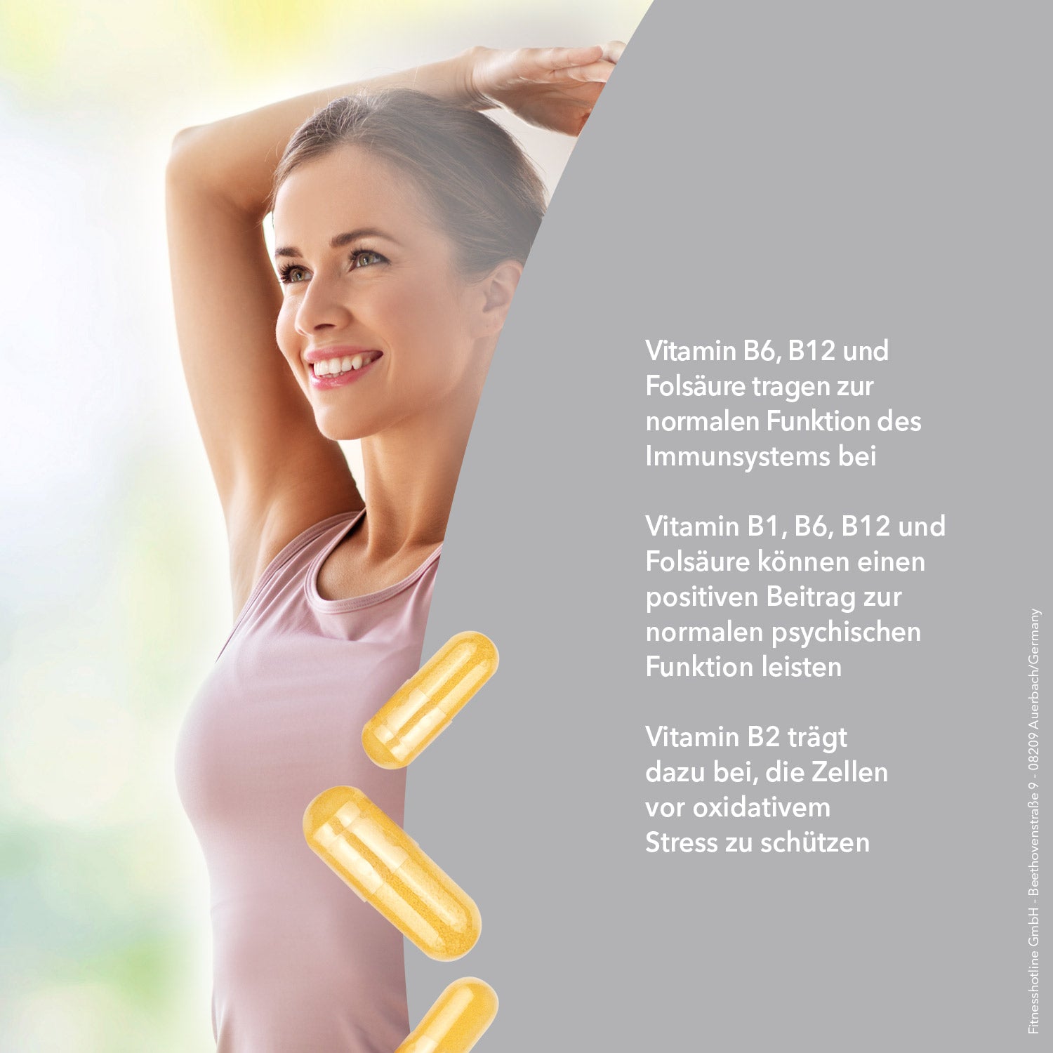 Vitamin B Komplex Kapseln - 100 Stück/Dose#_