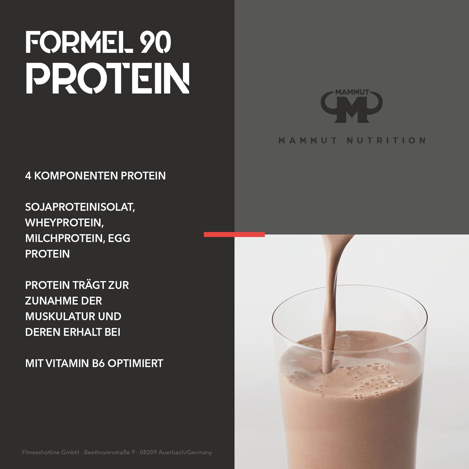 Formel 90 Protein - Chocolate - 3000 g Dose#geschmack_schoko