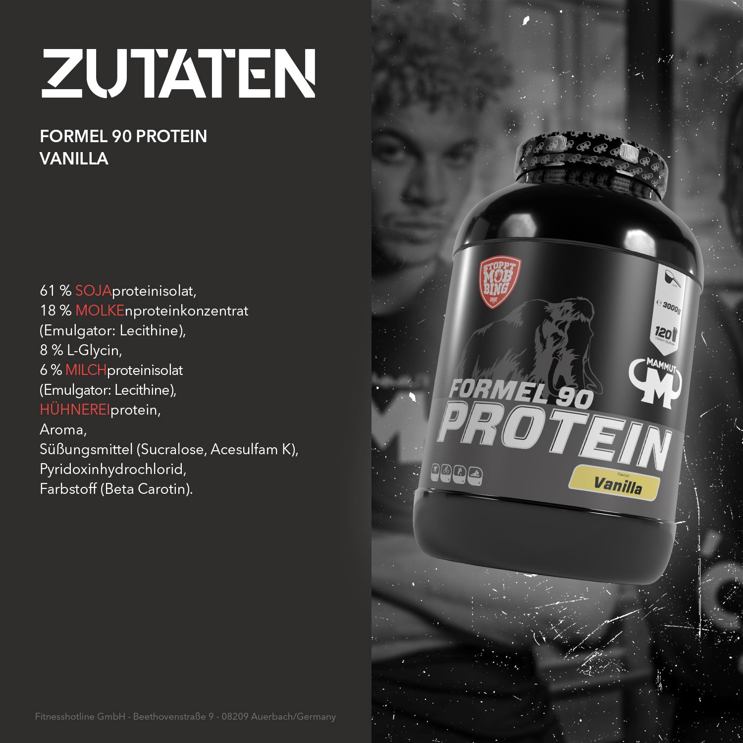 Formel 90 Protein - Vanilla - 3000 g Dose#geschmack_vanilla