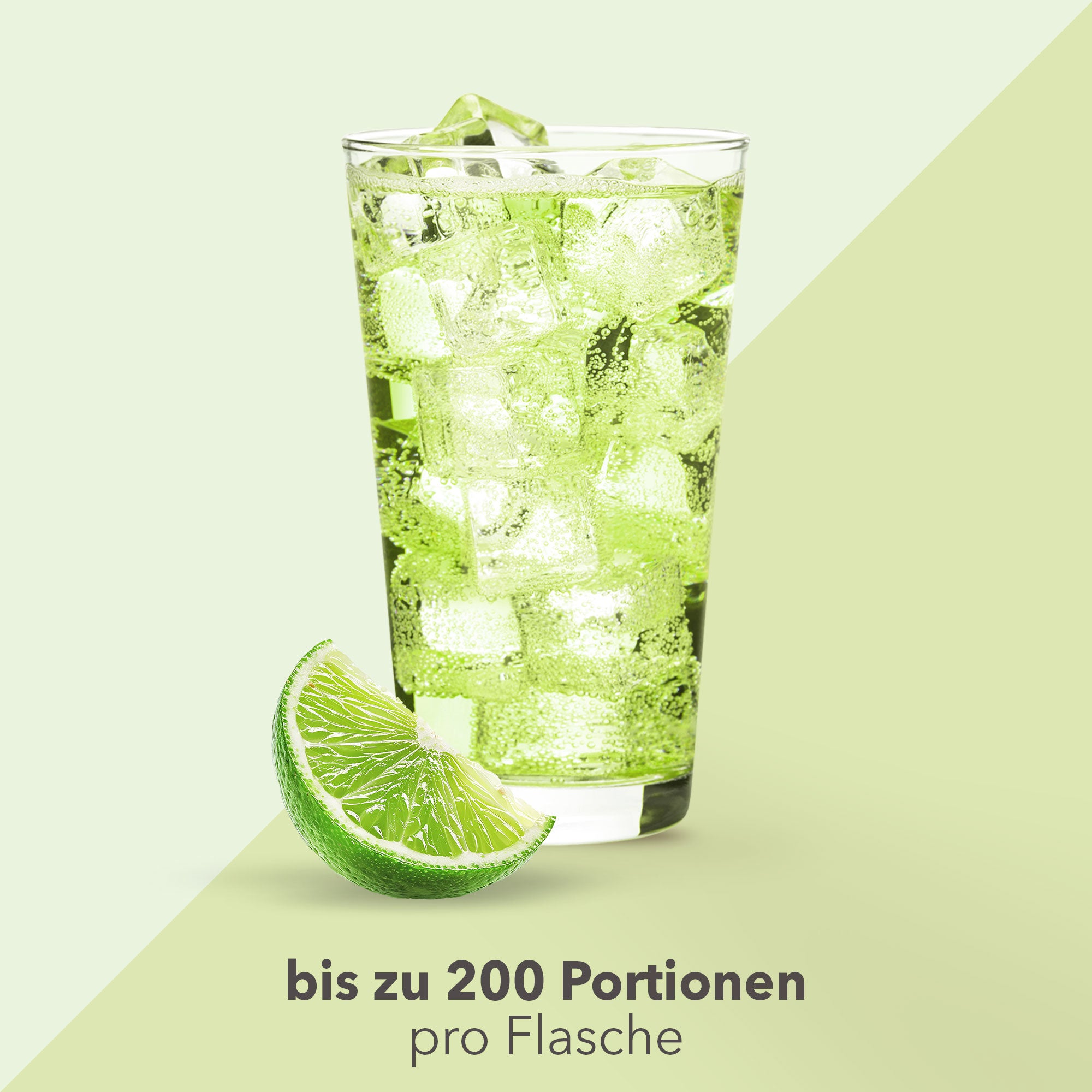 Vital Drink Zerop - Grüntee Limette - 1000 ml Flasche#geschmack_gr-ntee-limette