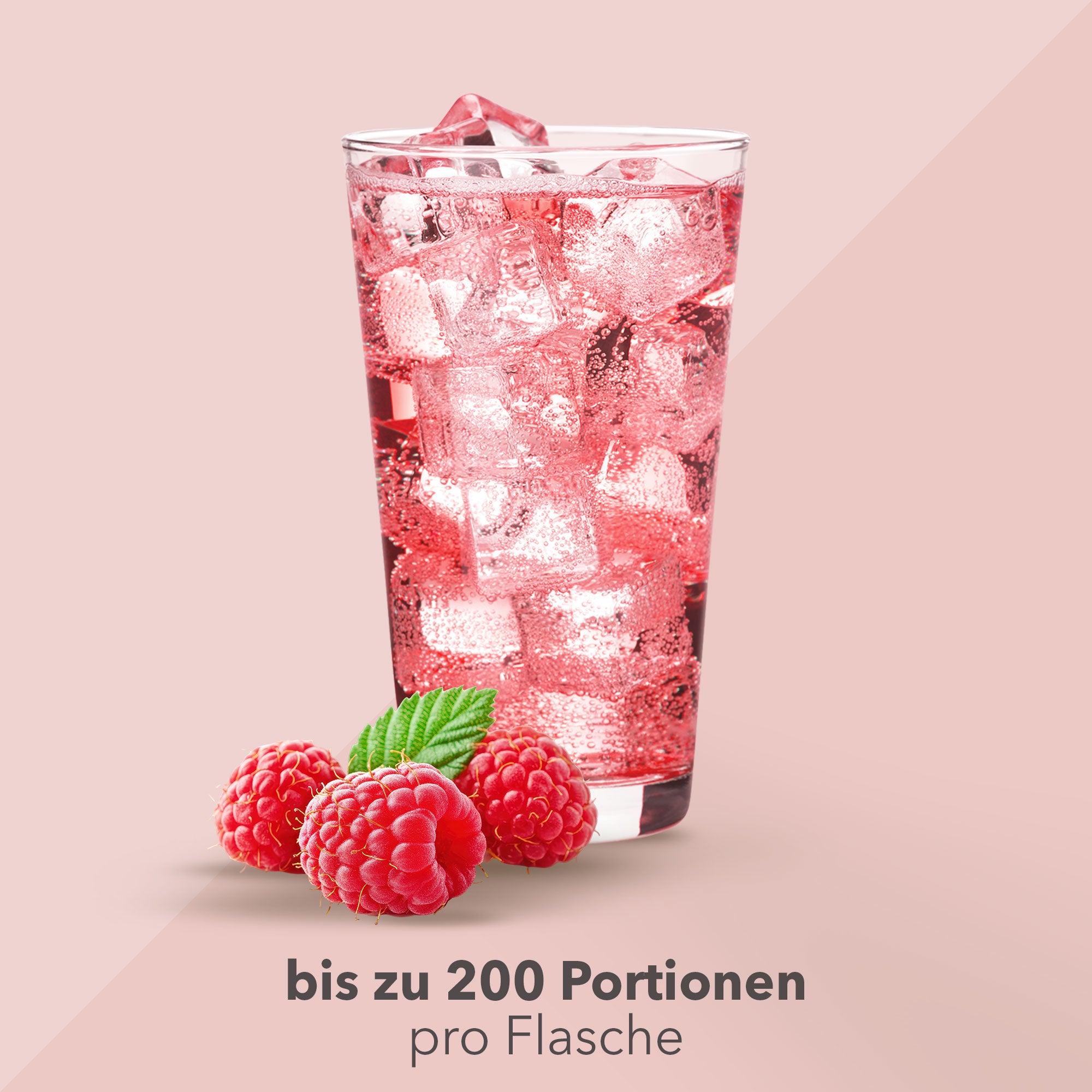 Vital Drink Zerop - Himbeere - 1000 ml Flasche#geschmack_himbeere