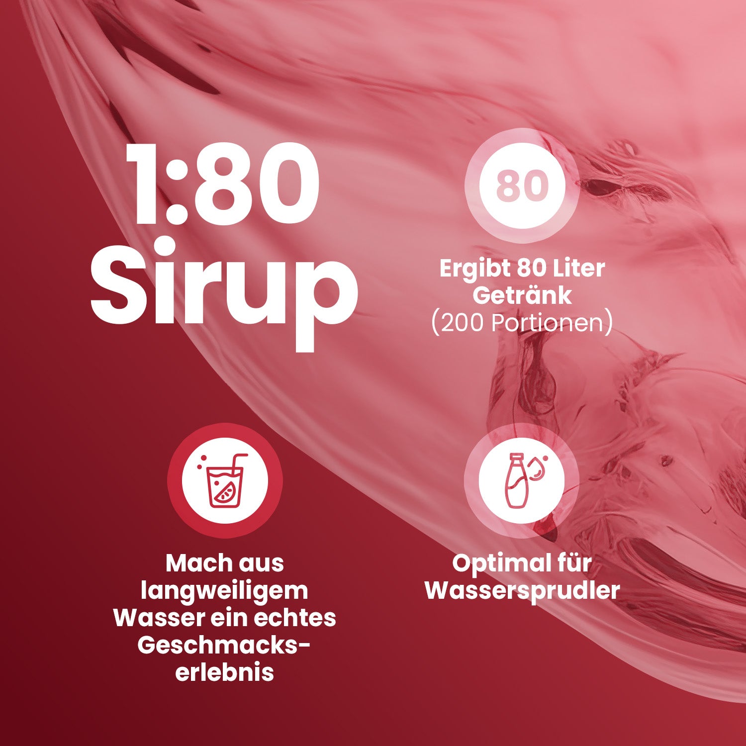 Vital Drink Zerop - Kirsche - 1000 ml Flasche#geschmack_kirsche