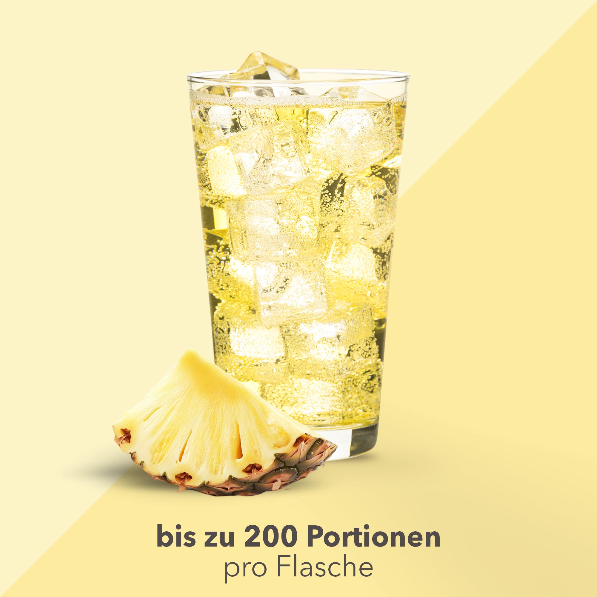 Vital Drink Zerop - Ananas - 1000 ml Flasche#geschmack_ananas