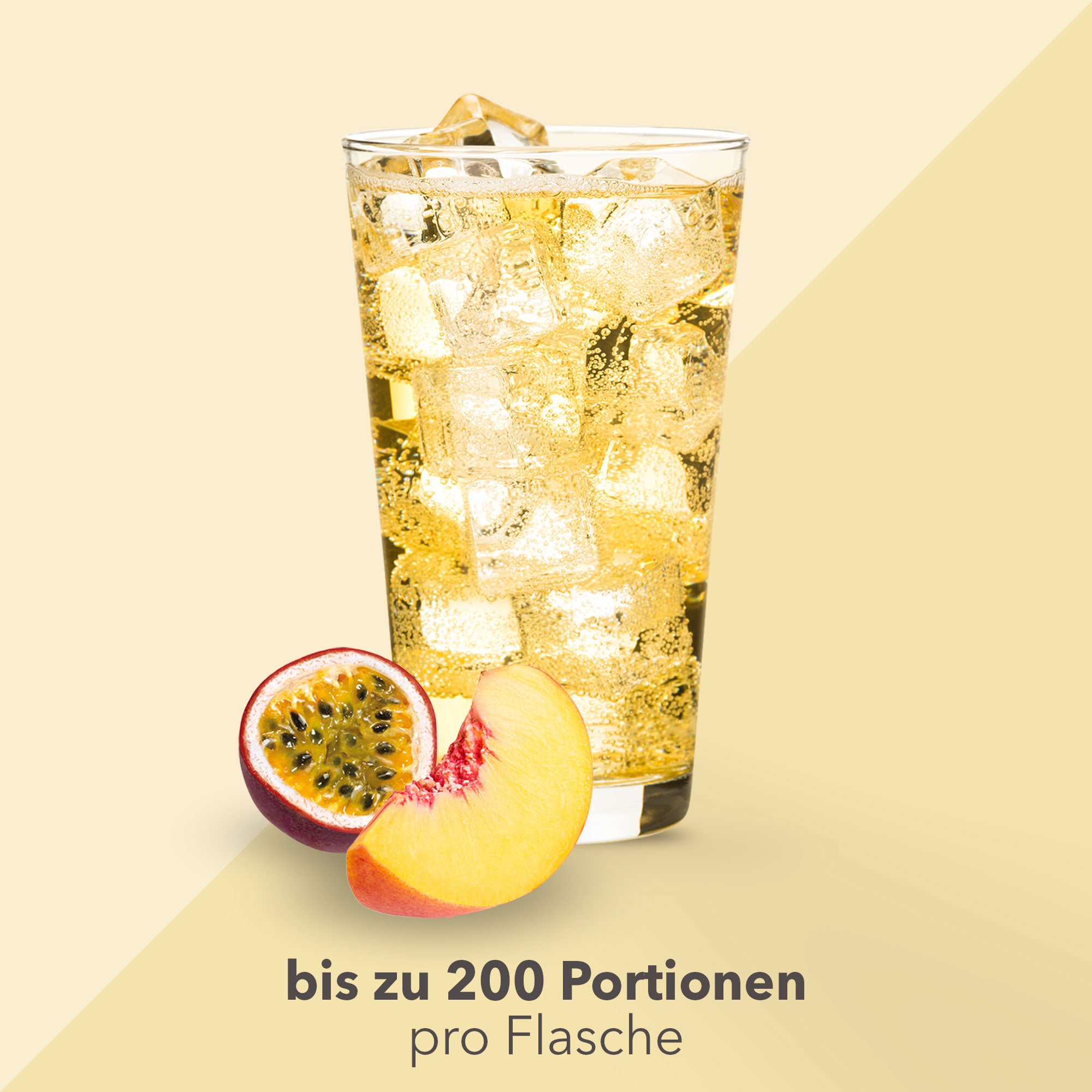 Vital Drink Zerop - Pfirsich Maracuja - 1000 ml Flasche#geschmack_pfirsich-maracuja