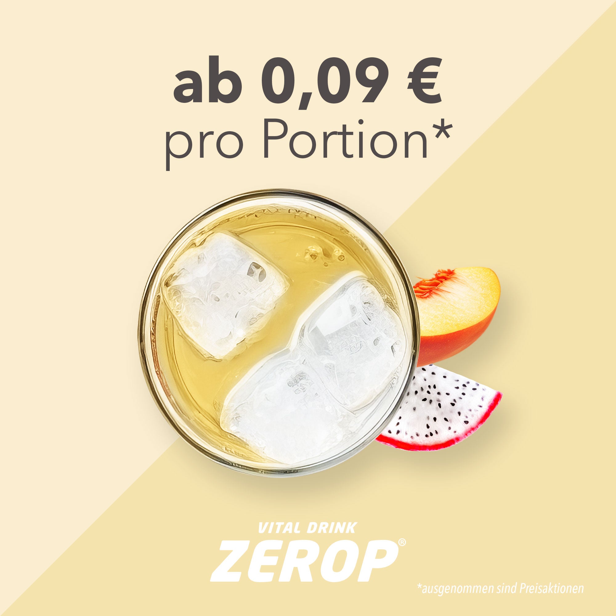 Vital Drink Zerop - Pfirsich Maracuja - 1000 ml Flasche#geschmack_pfirsich-maracuja
