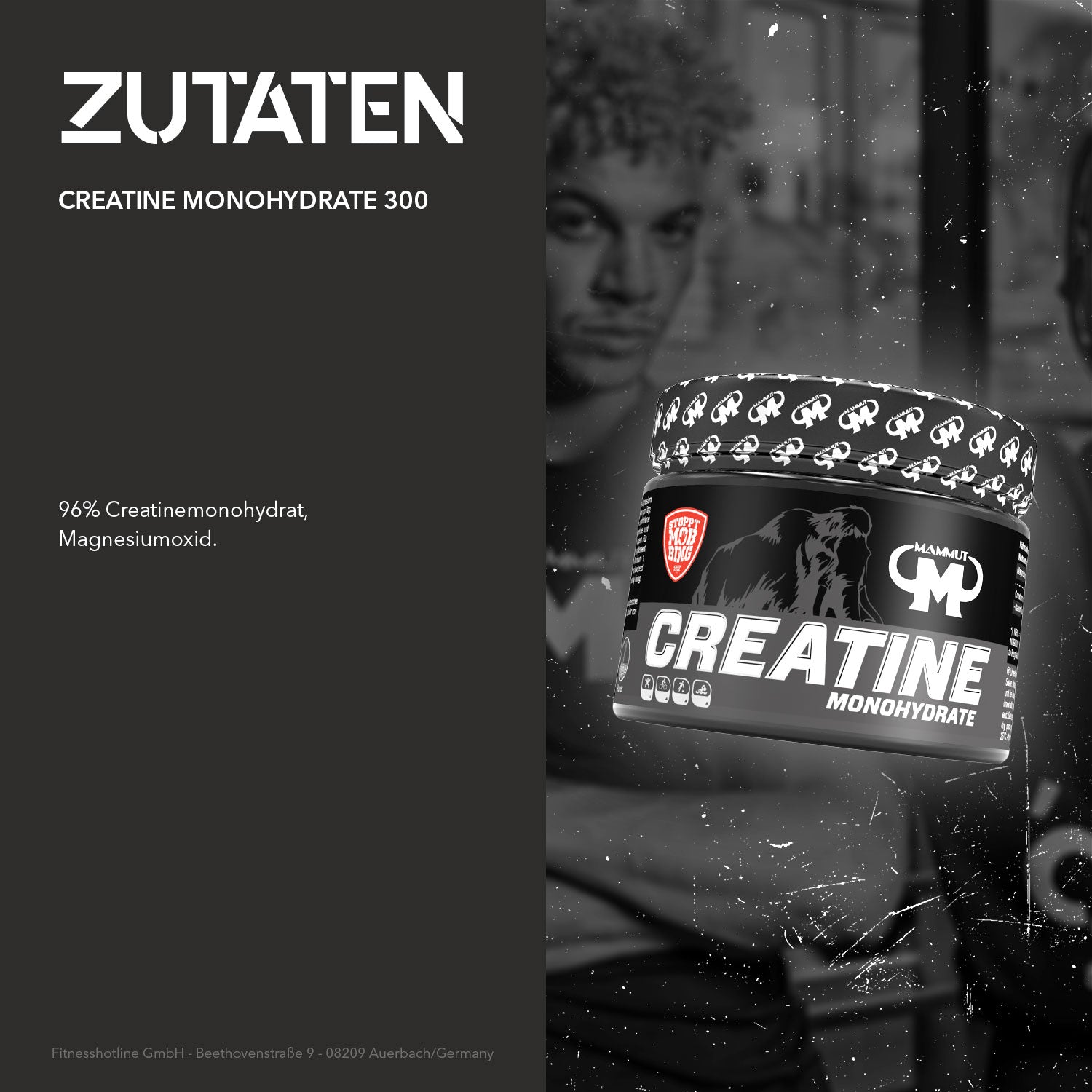 Creatine Monohydrate - 300 g Dose#_
