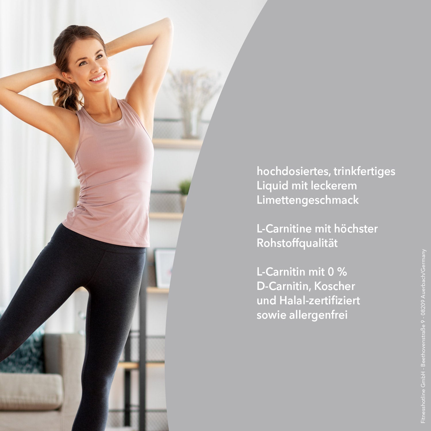 L-Carnitine Liquid - Limette - 500 ml Flasche#_