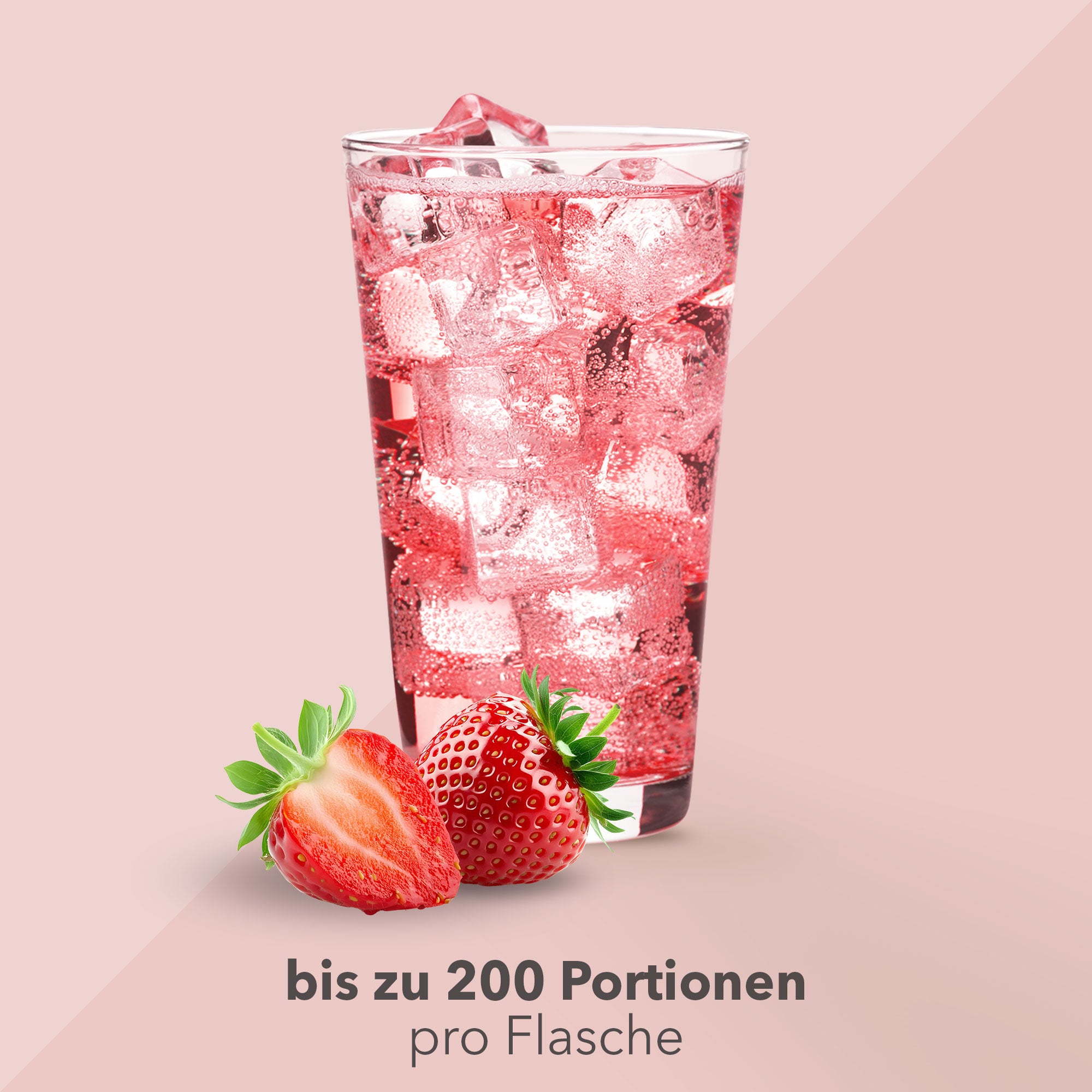 Vital Drink Zerop - Erdbeere - 1000 ml Flasche#geschmack_erdbeere