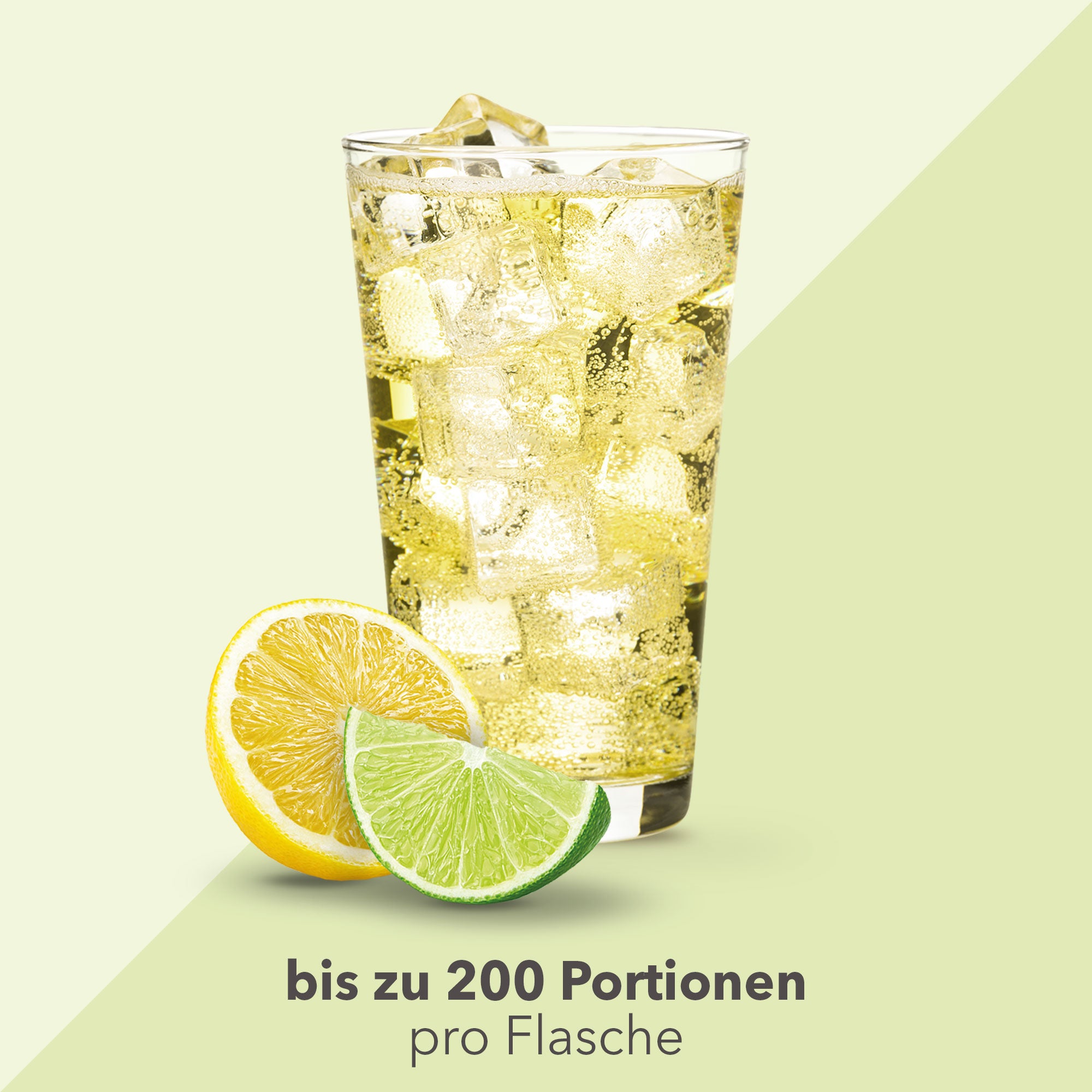 Vital Drink Zerop - Zitrone Limette - 1000 ml Flasche#geschmack_zitrone-limette
