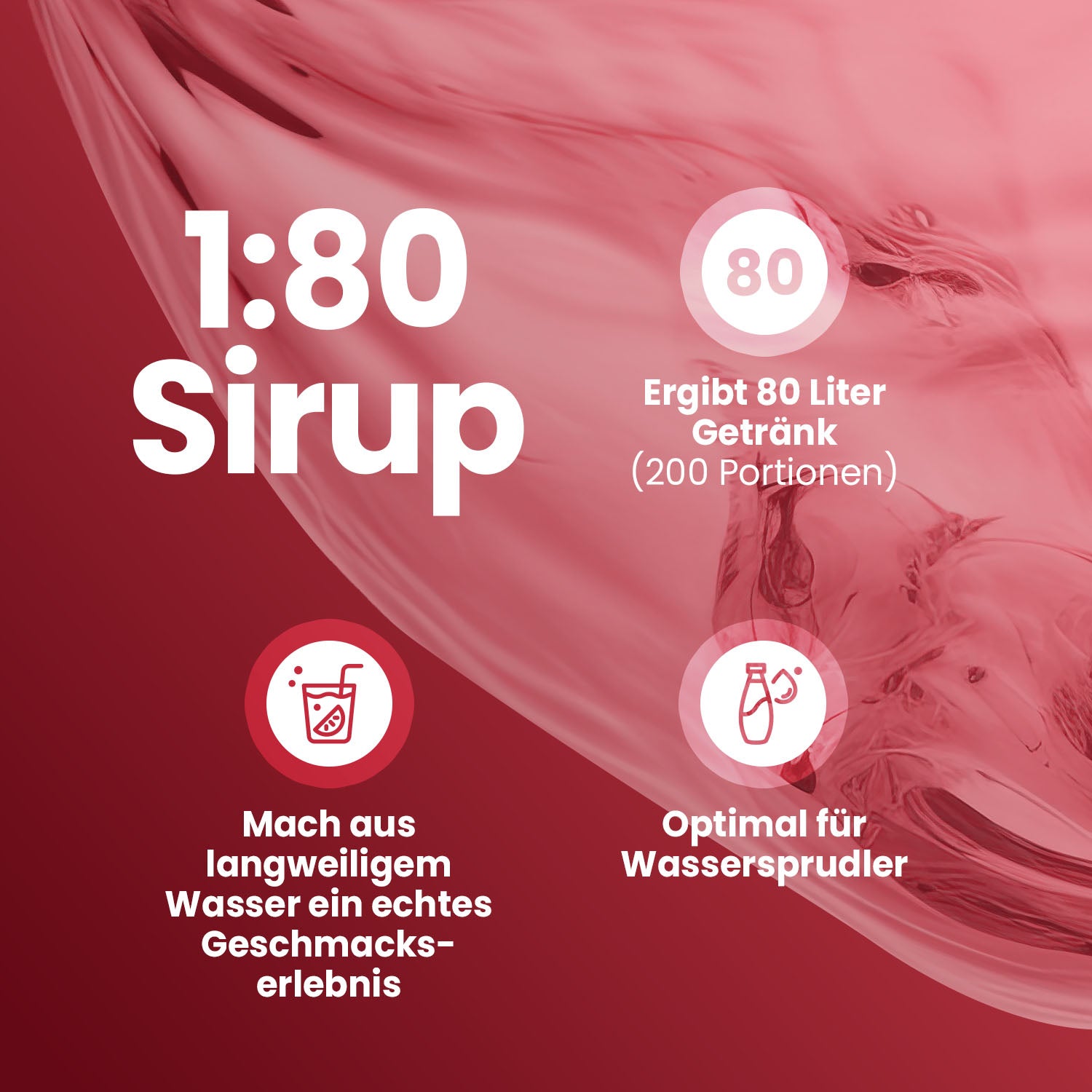 Vital Drink Zerop - Kirsche Banane - 1000 ml Flasche#geschmack_kirsche-banane