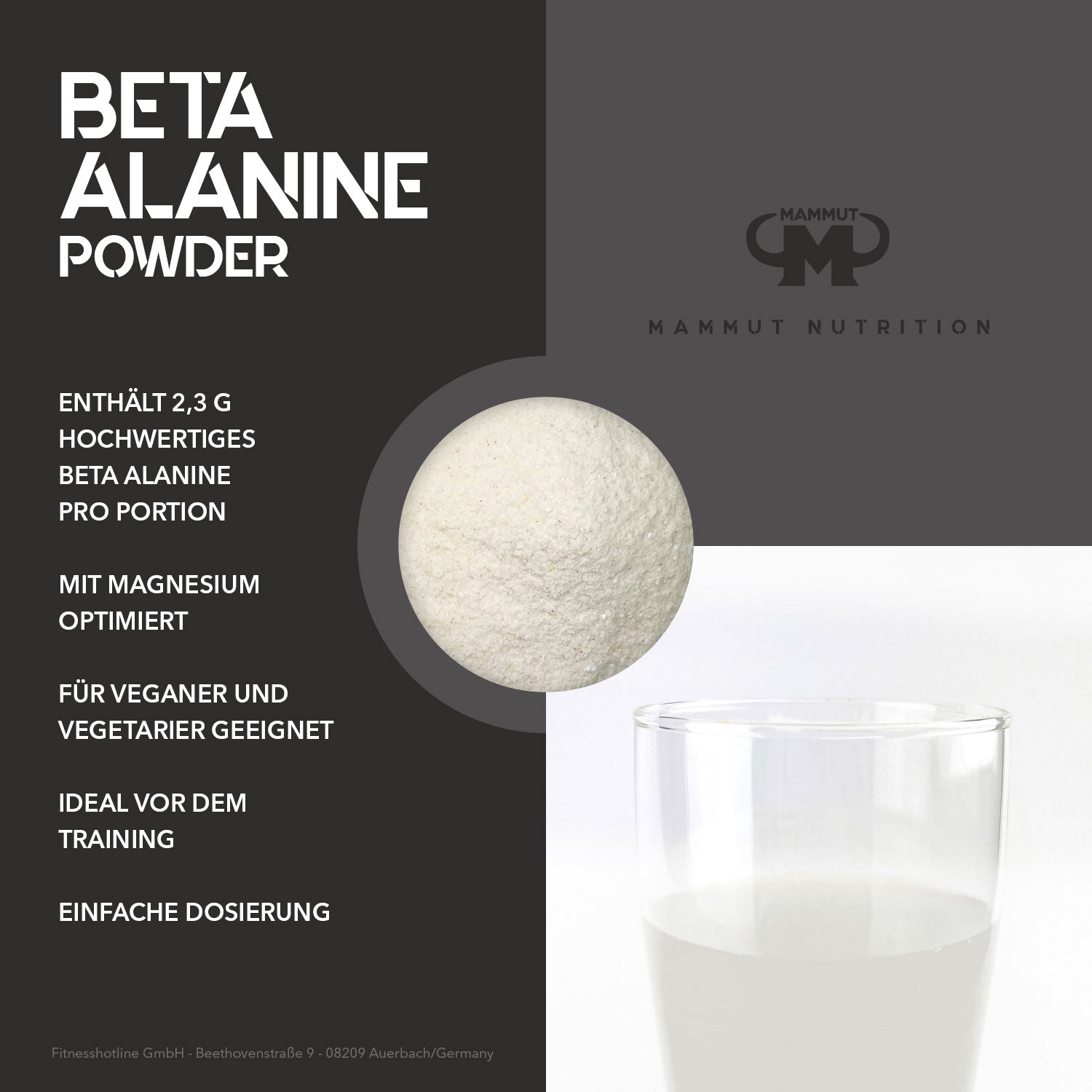 Beta Alanine Powder - 300 g Dose#_