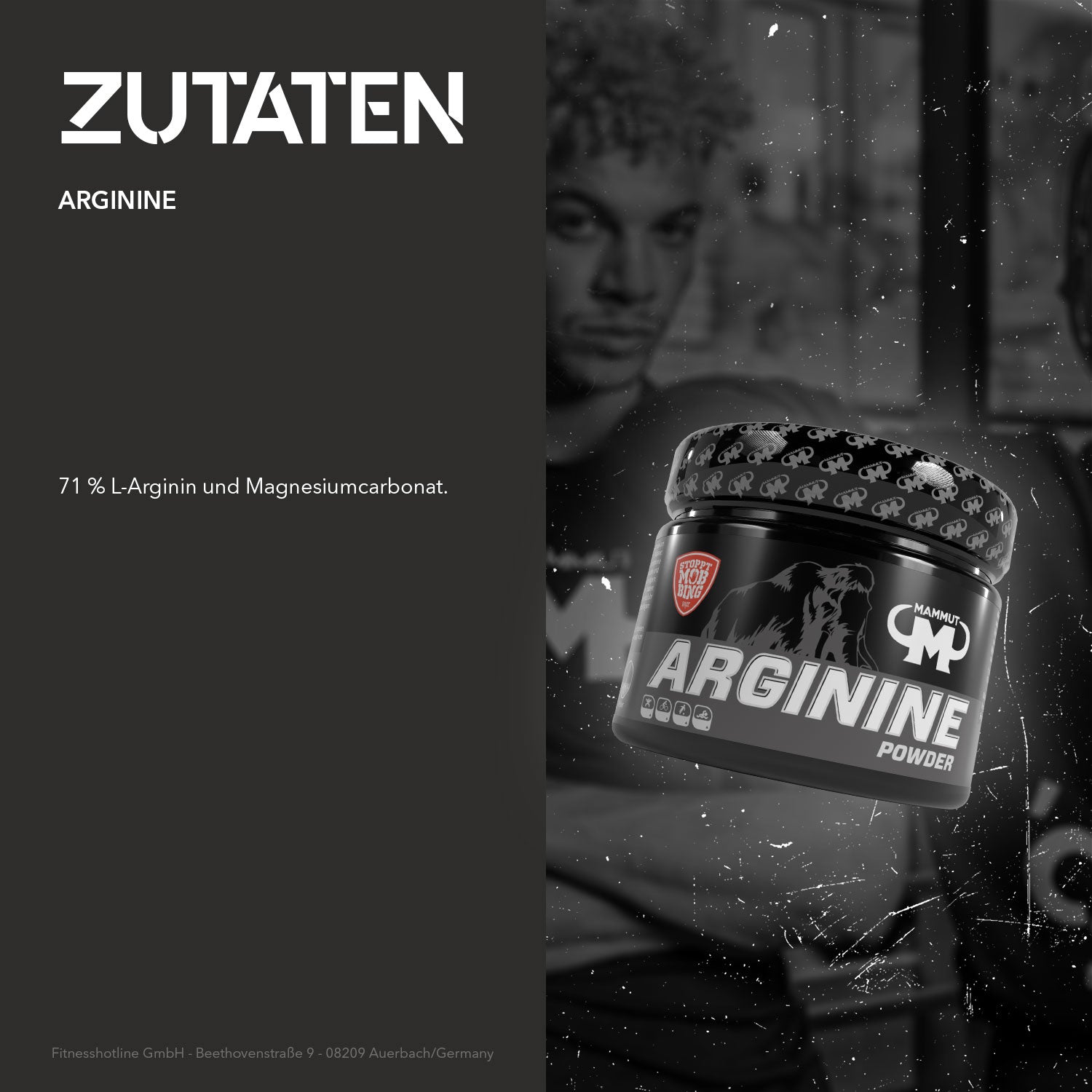 Arginine Powder - 300 g Dose#_