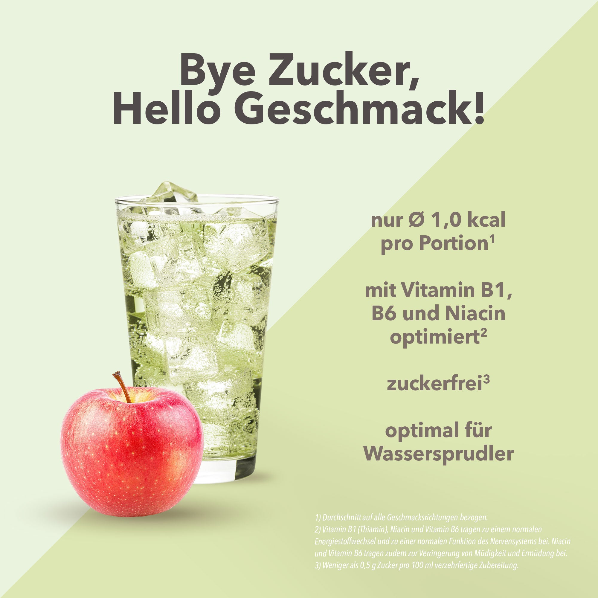 Vital Drink Zerop - Apfel Holunderblüte - 1000 ml Flasche#geschmack_apfel-holunderbl-te