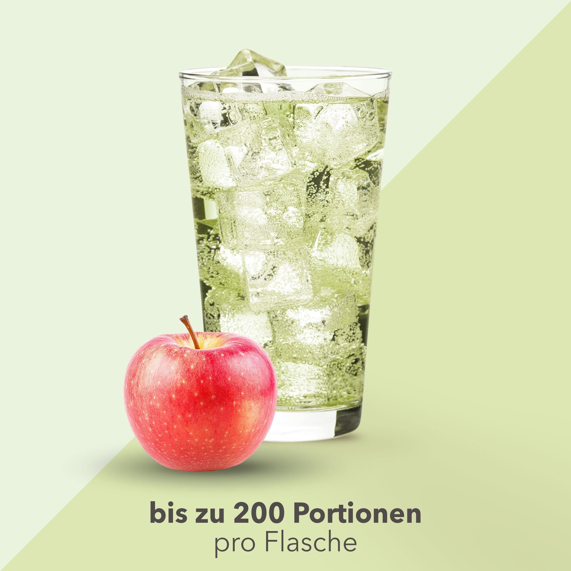 Vital Drink Zerop - Apfel Holunderblüte - 1000 ml Flasche#geschmack_apfel-holunderbl-te