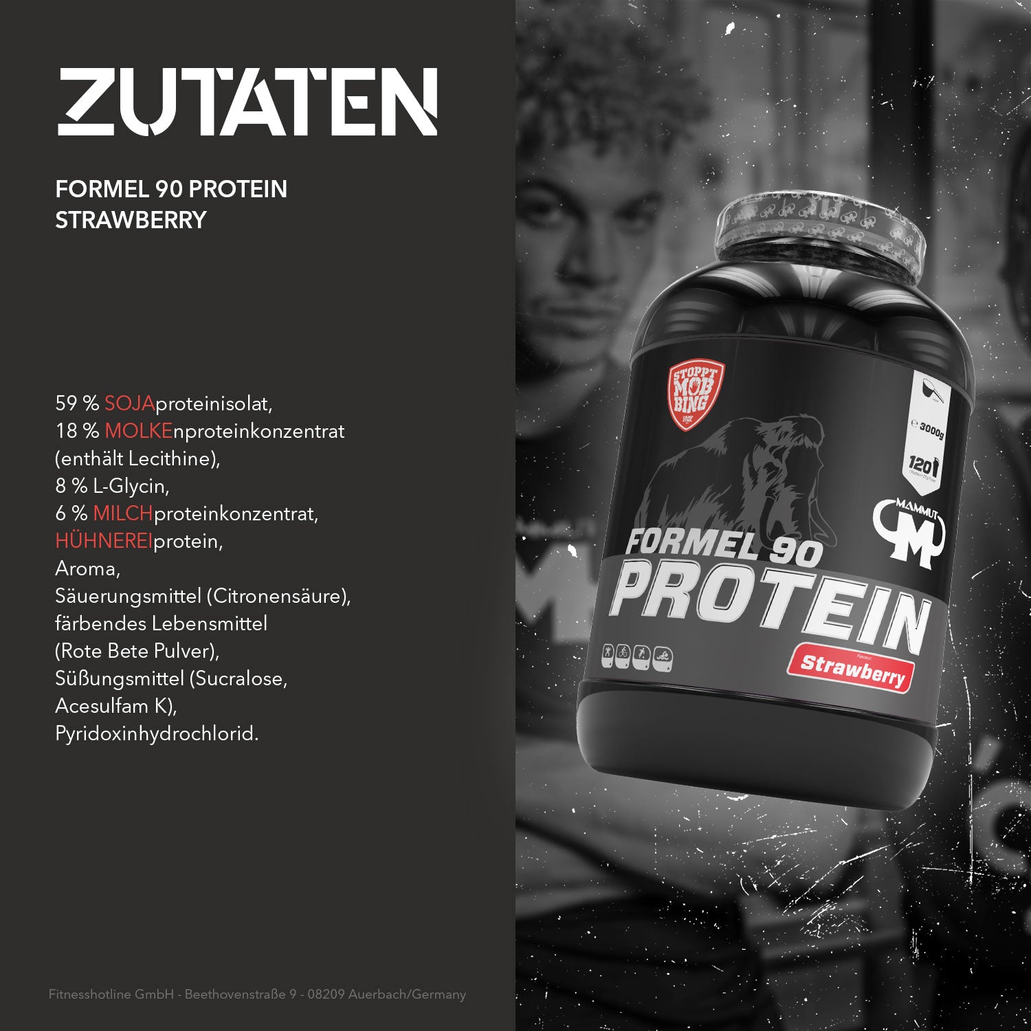 Formel 90 Protein - Cream Nut - 3000 g Dose#geschmack_cream-nut