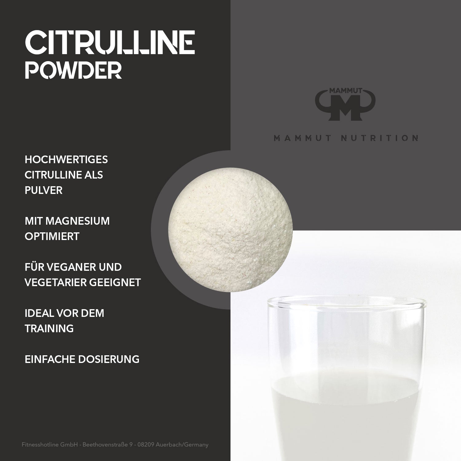 Citrulline Powder - 200 g Dose#_