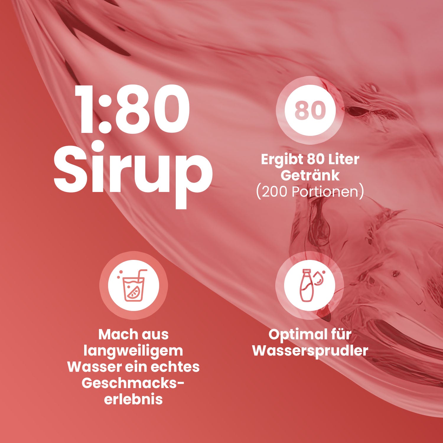 Vital Drink Zerop - Erdbeere Rhabarber - 1000 ml Flasche#geschmack_erdbeere-rhabarber