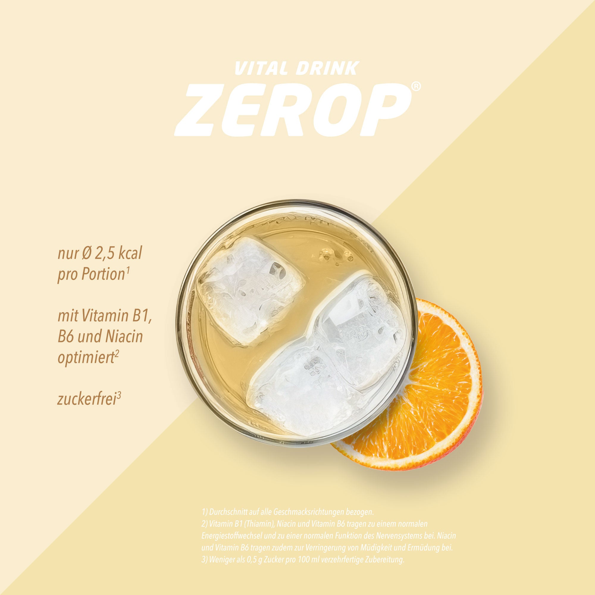 Vital Drink Zerop - Brazilian Sun - 1000 ml Flasche#geschmack_brazilian-sun