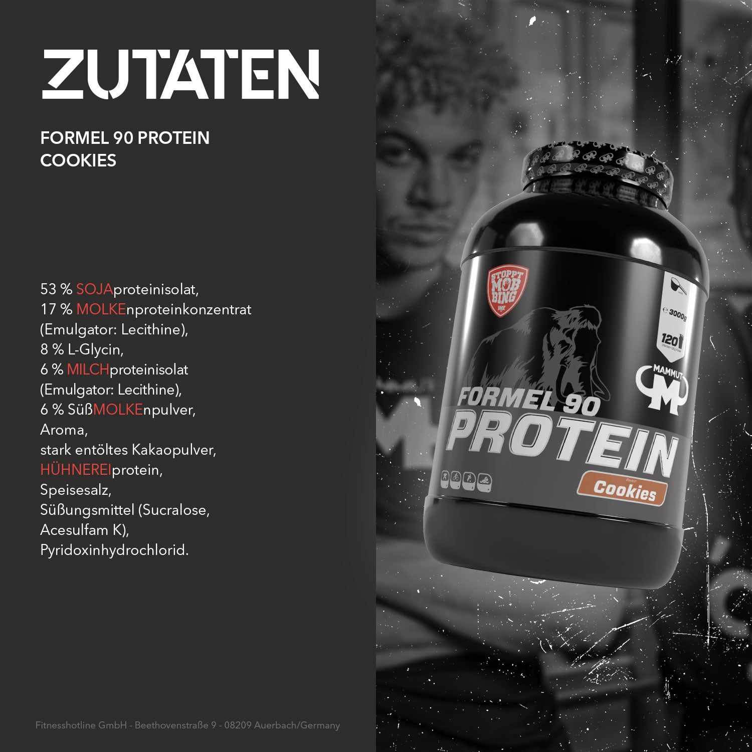 Formel 90 Protein - Cookies - 3000 g Dose#geschmack_cookies