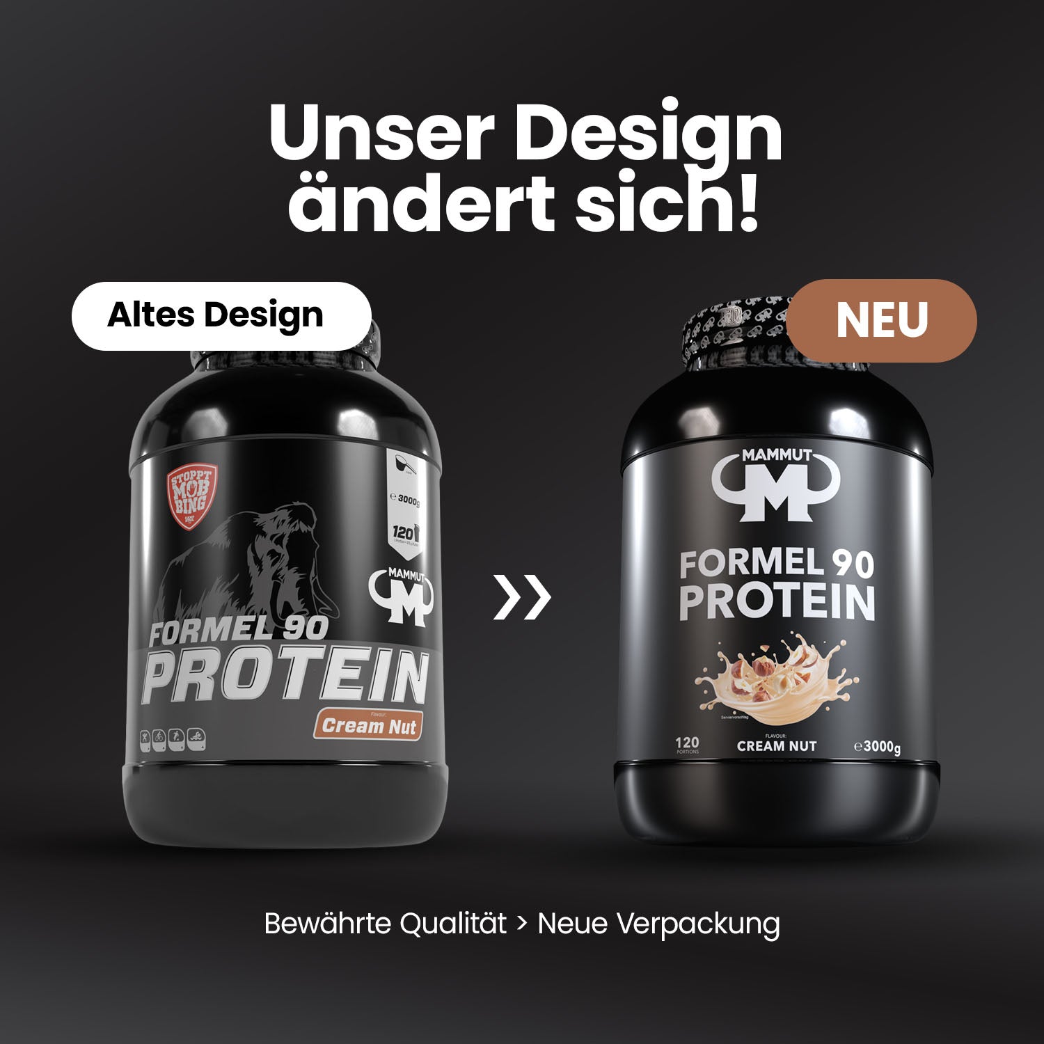 Formel 90 Protein - Cream Nut - 3000 g Dose#geschmack_cream-nut