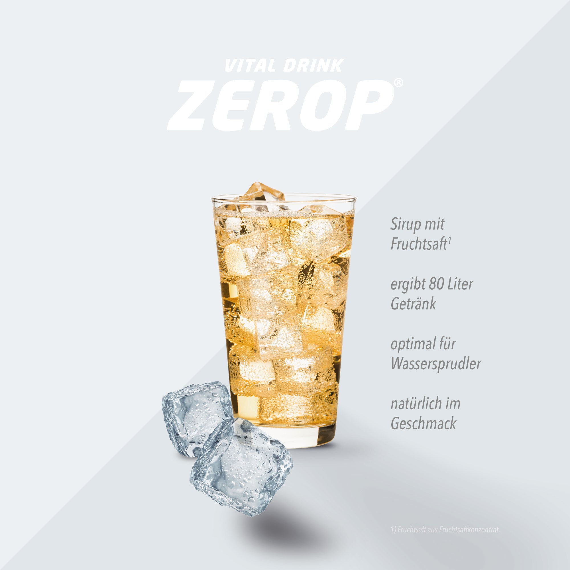 Vital Drink Zerop - Energy - 1000 ml Flasche#geschmack_energy