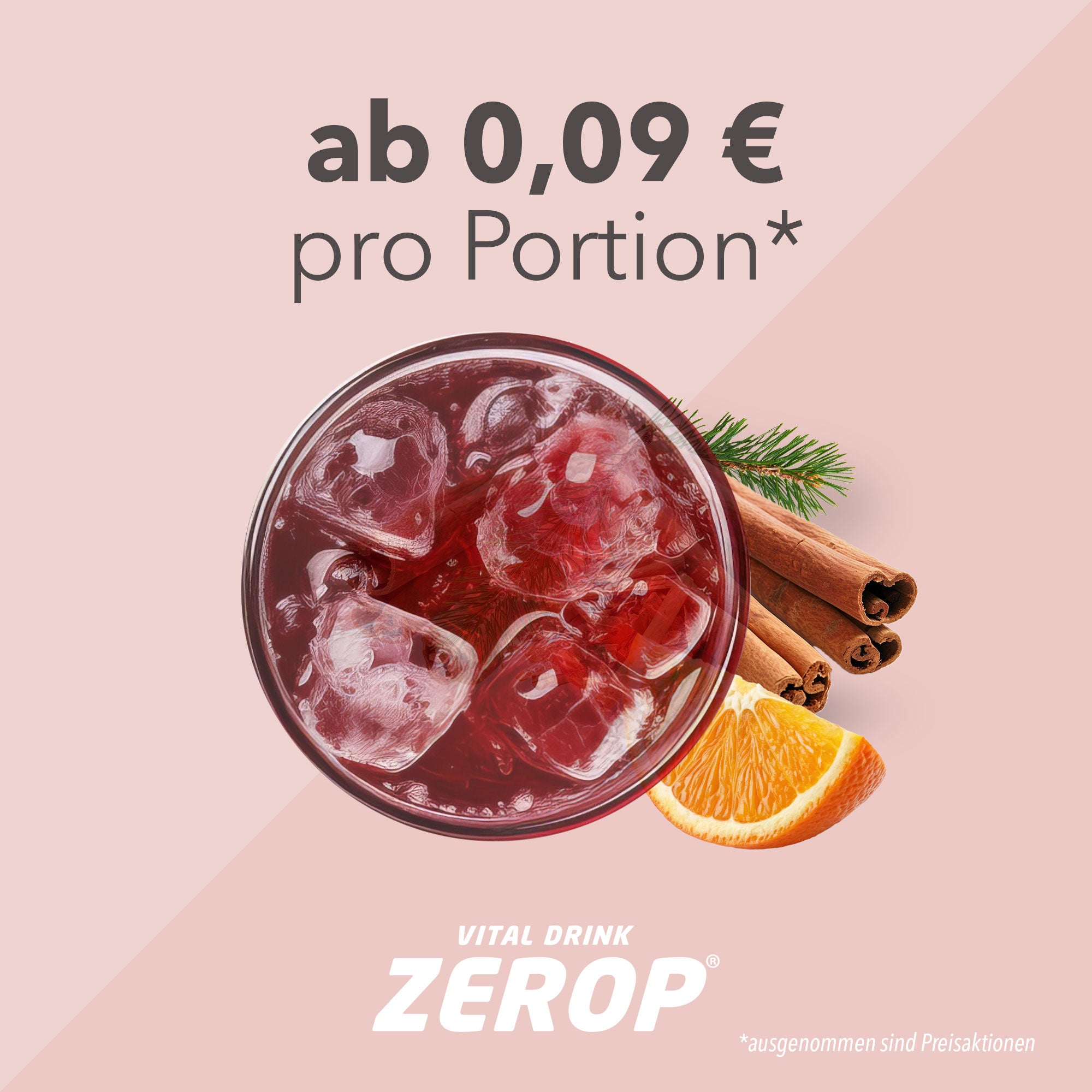 Vital Drink Zerop - Winter Punsch - 1000 ml Flasche#geschmack_winter-punsch