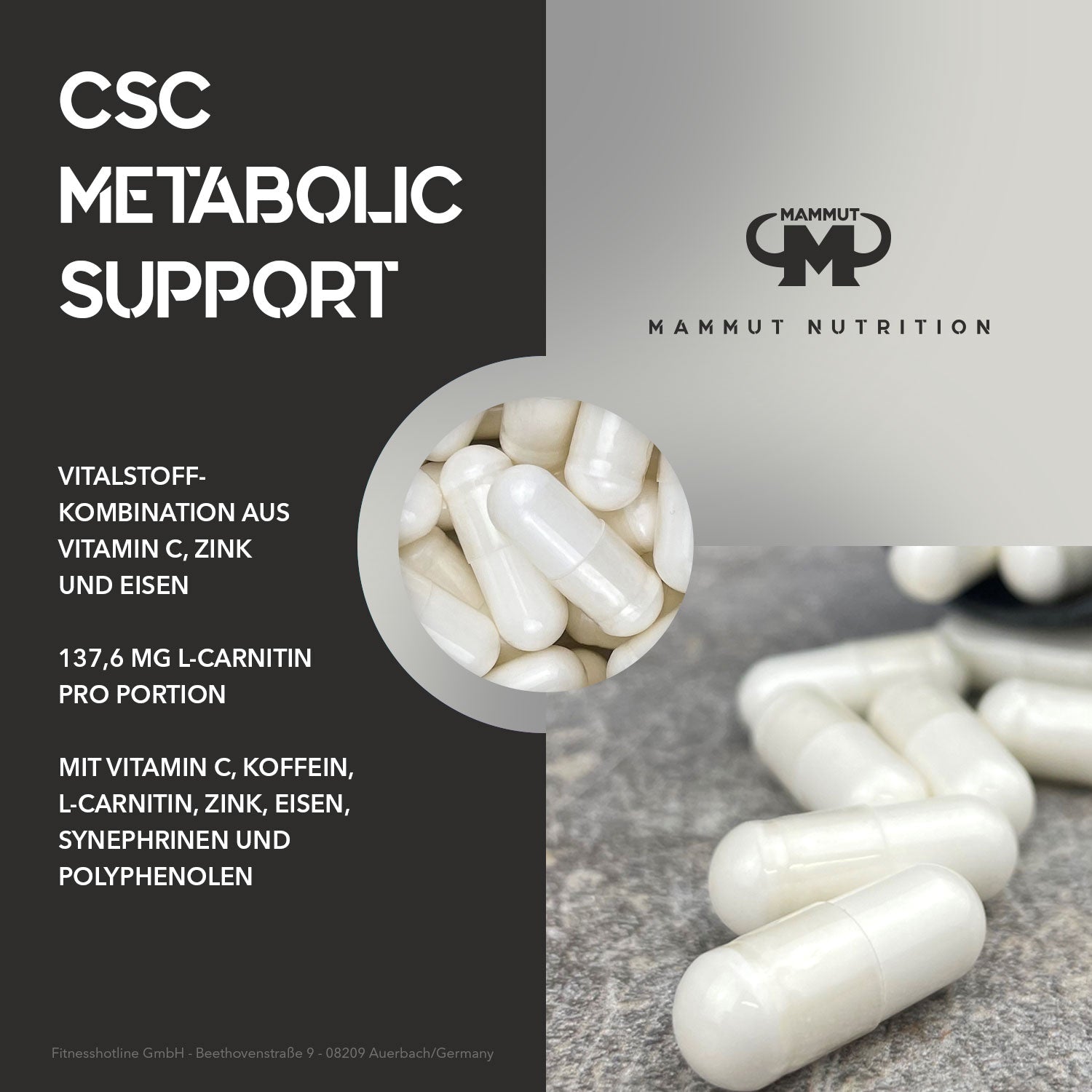 CSC Metabolic Support - 150 Stück/Dose#_