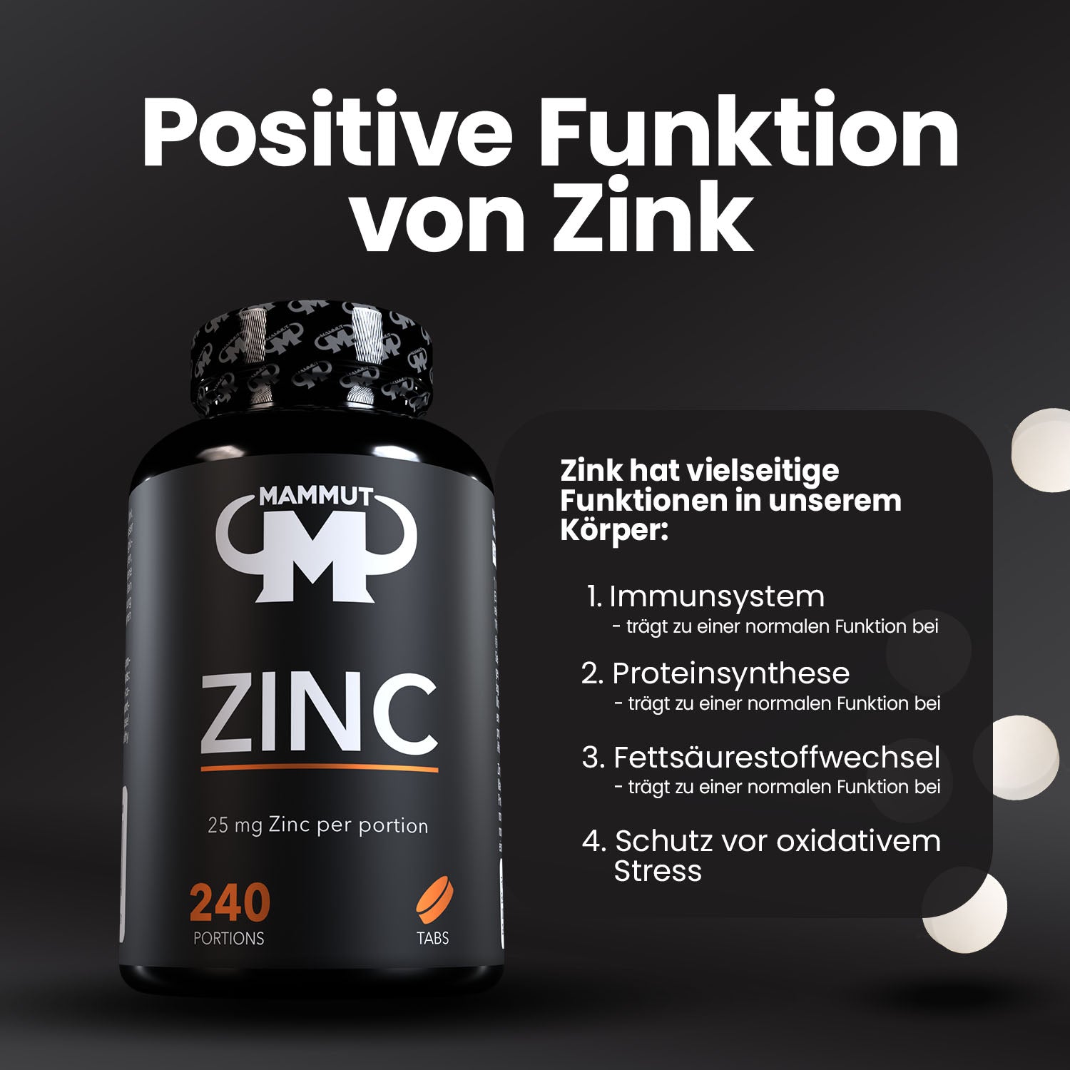 Zinc Tabs - 240 Stück/Dose#_