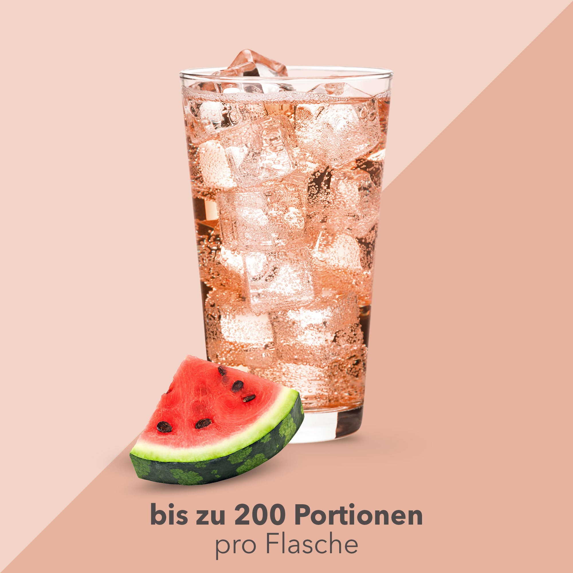 Vital Drink Zerop - Wassermelone - 1000 ml Flasche#geschmack_wassermelone