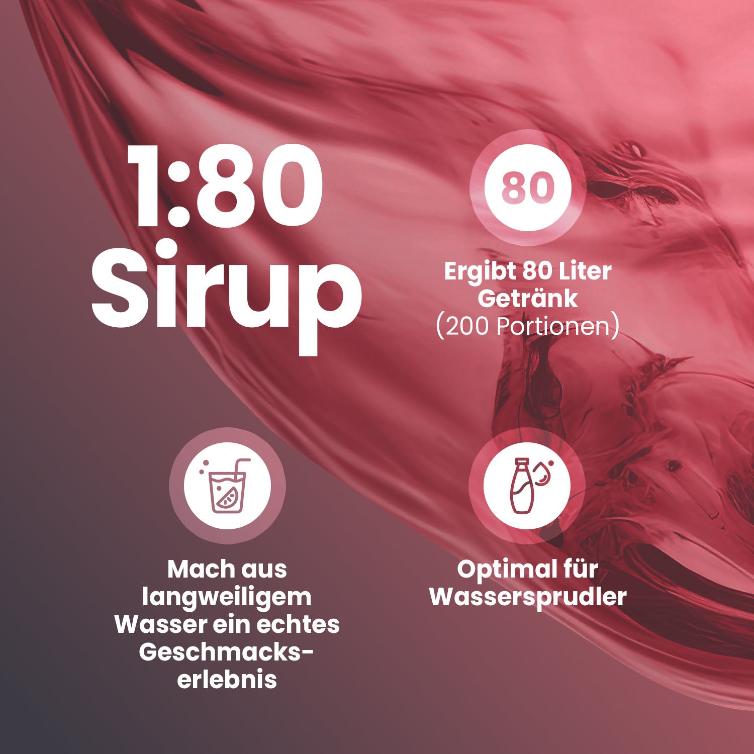 Vital Drink Zerop - Brombeere - 1000 ml Flasche#geschmack_brombeere