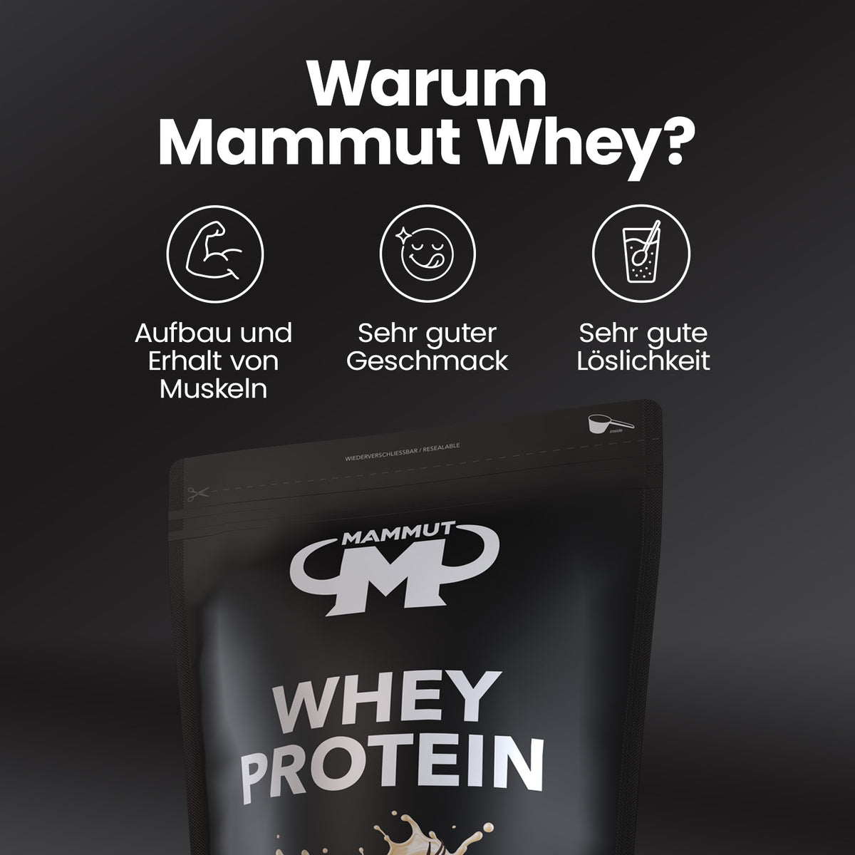 Whey Protein - Vanilla - 1000 g Zipp-Beutel#geschmack_vanilla