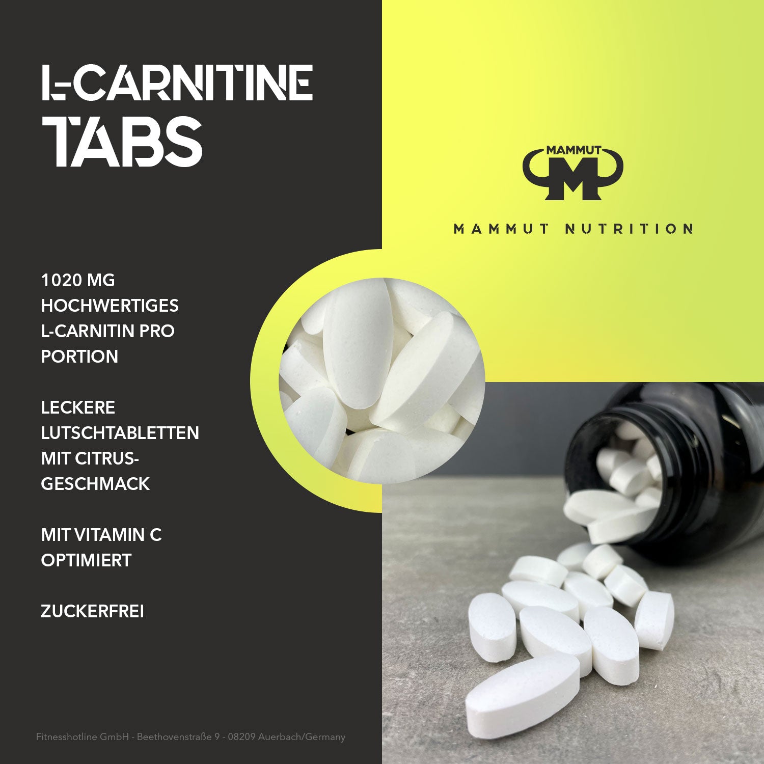 L-Carnitine Tabs - 80 Stück/Dose#_