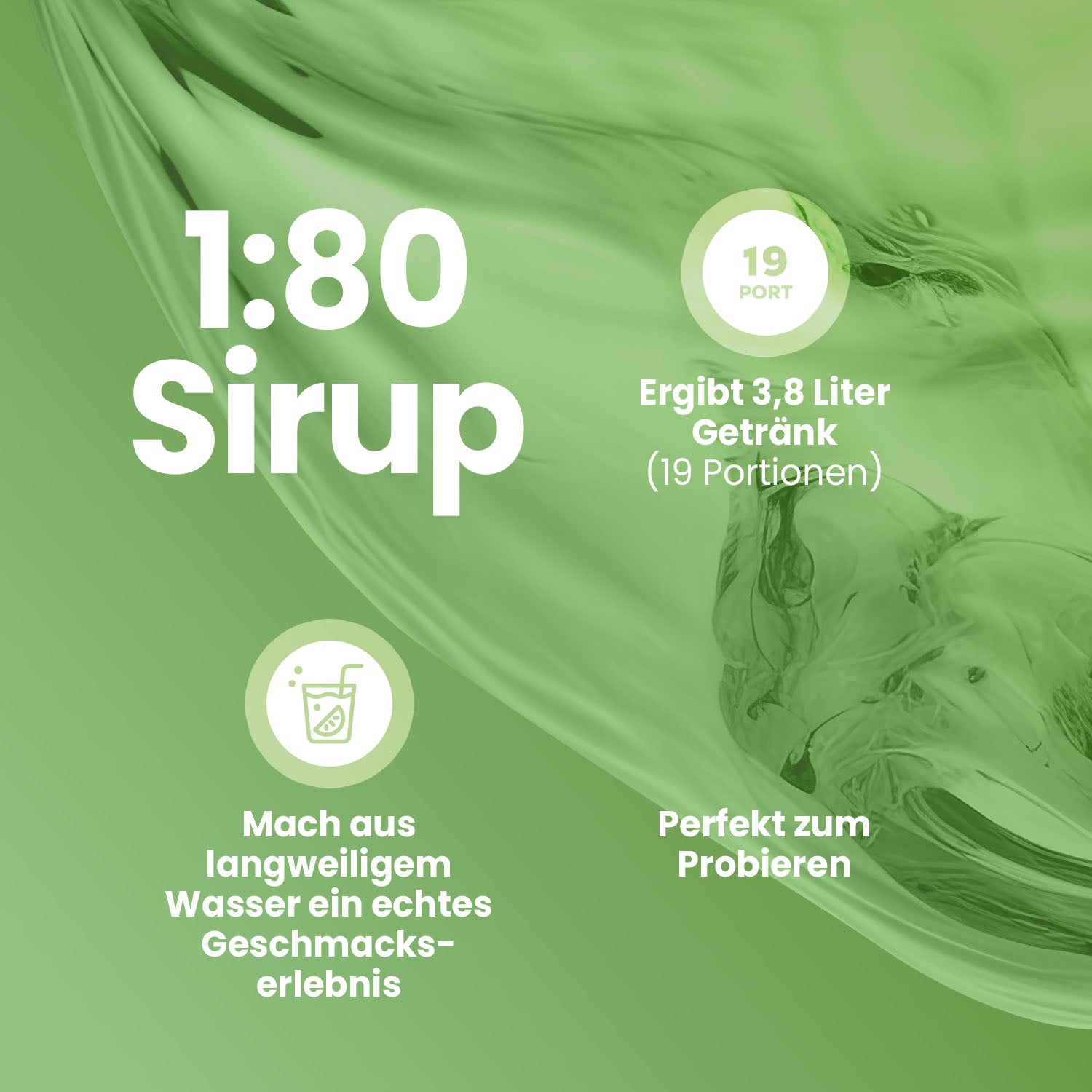 Vital Drink Zerop - Waldmeister - 48 ml Squeeze Flasche#geschmack_waldmeister